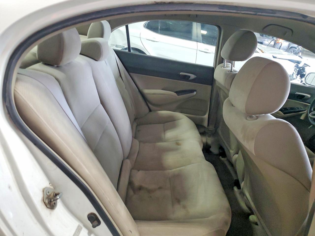 2010 Honda Civic Lx White vin: 2HGFA1F53AH523043