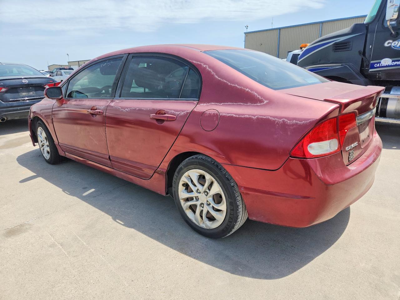 2010 Honda Civic Lx Красный vin: 2HGFA1F53AH538643