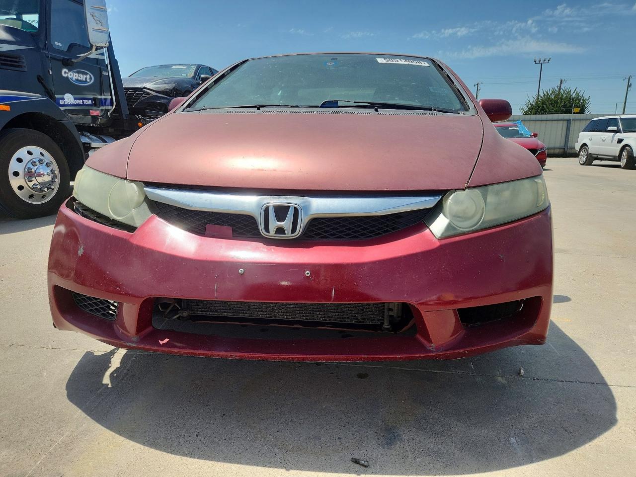 2010 Honda Civic Lx Красный vin: 2HGFA1F53AH538643