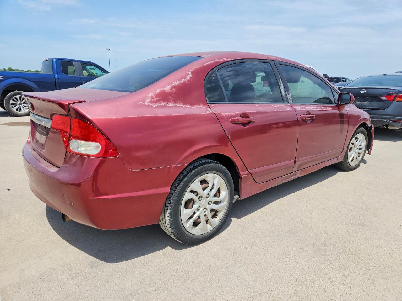 2010 Honda Civic Lx Красный vin: 2HGFA1F53AH538643