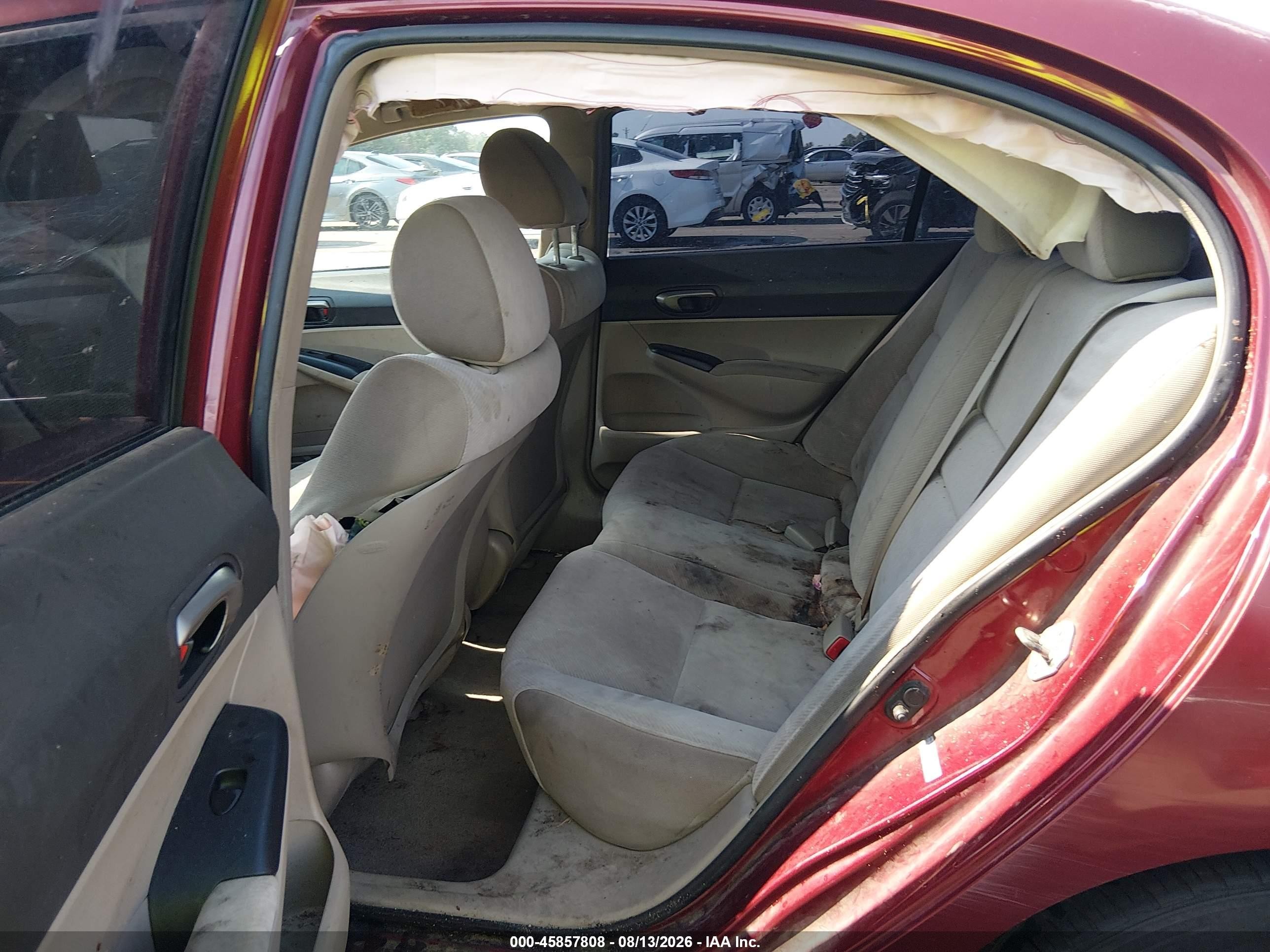 2010 Honda Civic Lx Красный vin: 2HGFA1F53AH543664