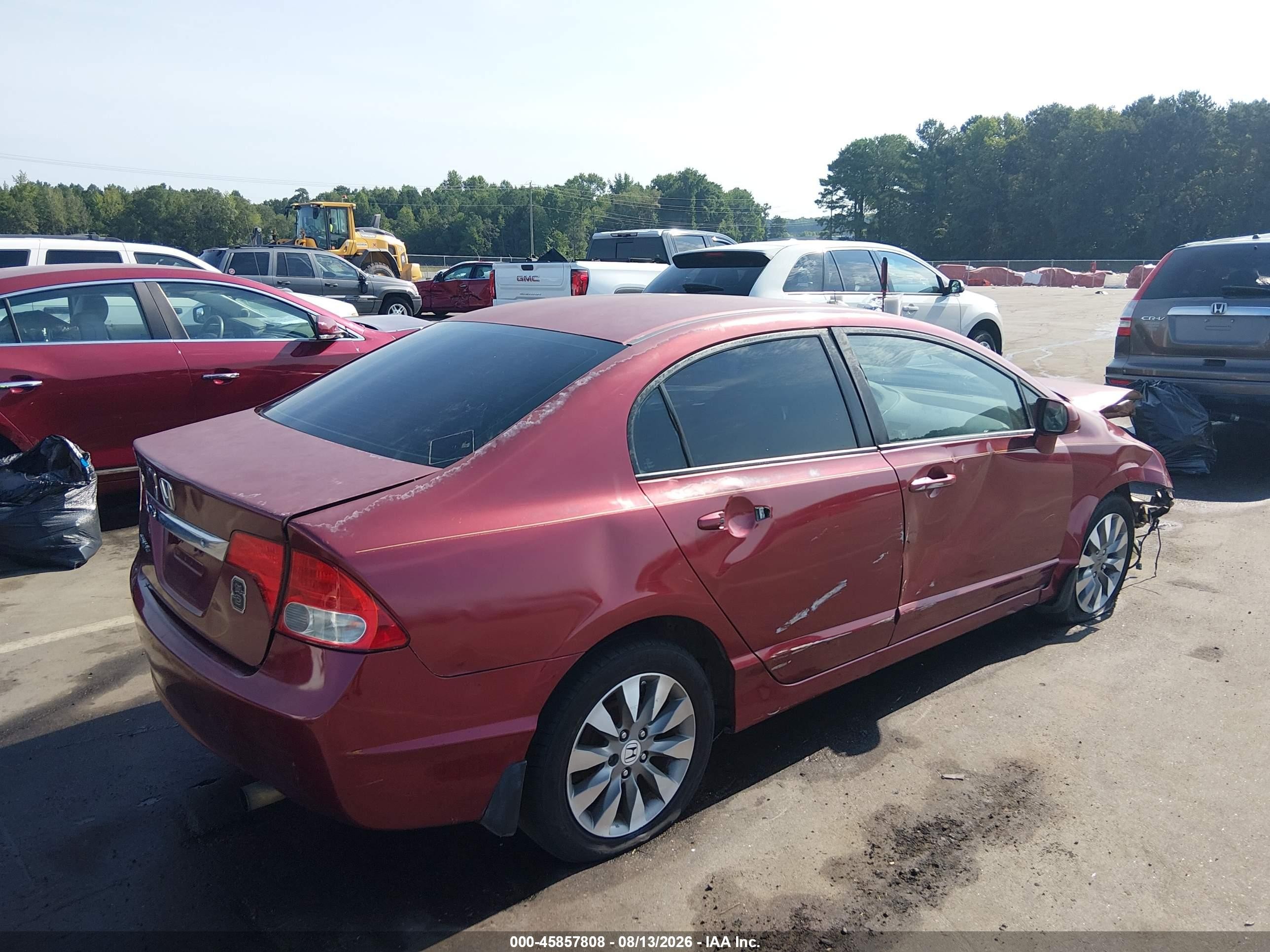 2010 Honda Civic Lx Красный vin: 2HGFA1F53AH543664