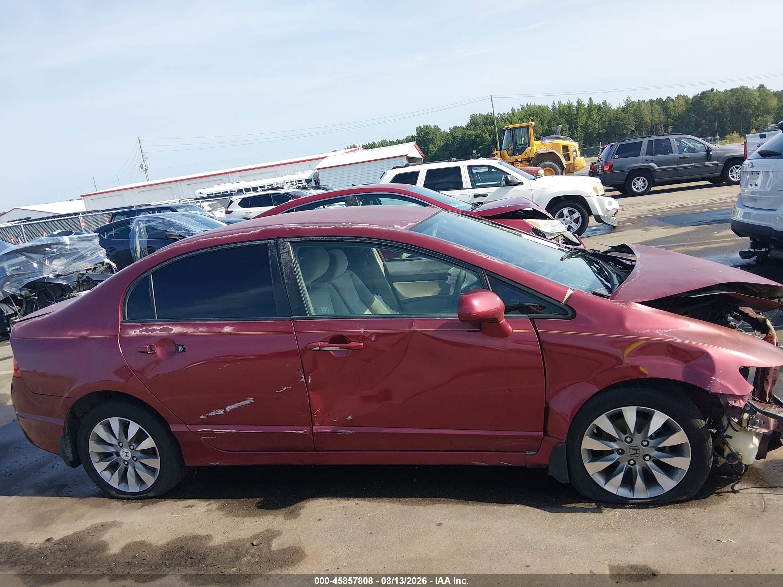 2010 Honda Civic Lx Красный vin: 2HGFA1F53AH543664