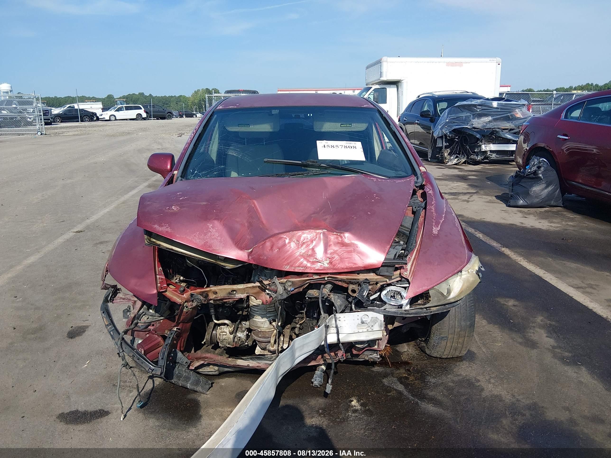 2010 Honda Civic Lx Красный vin: 2HGFA1F53AH543664