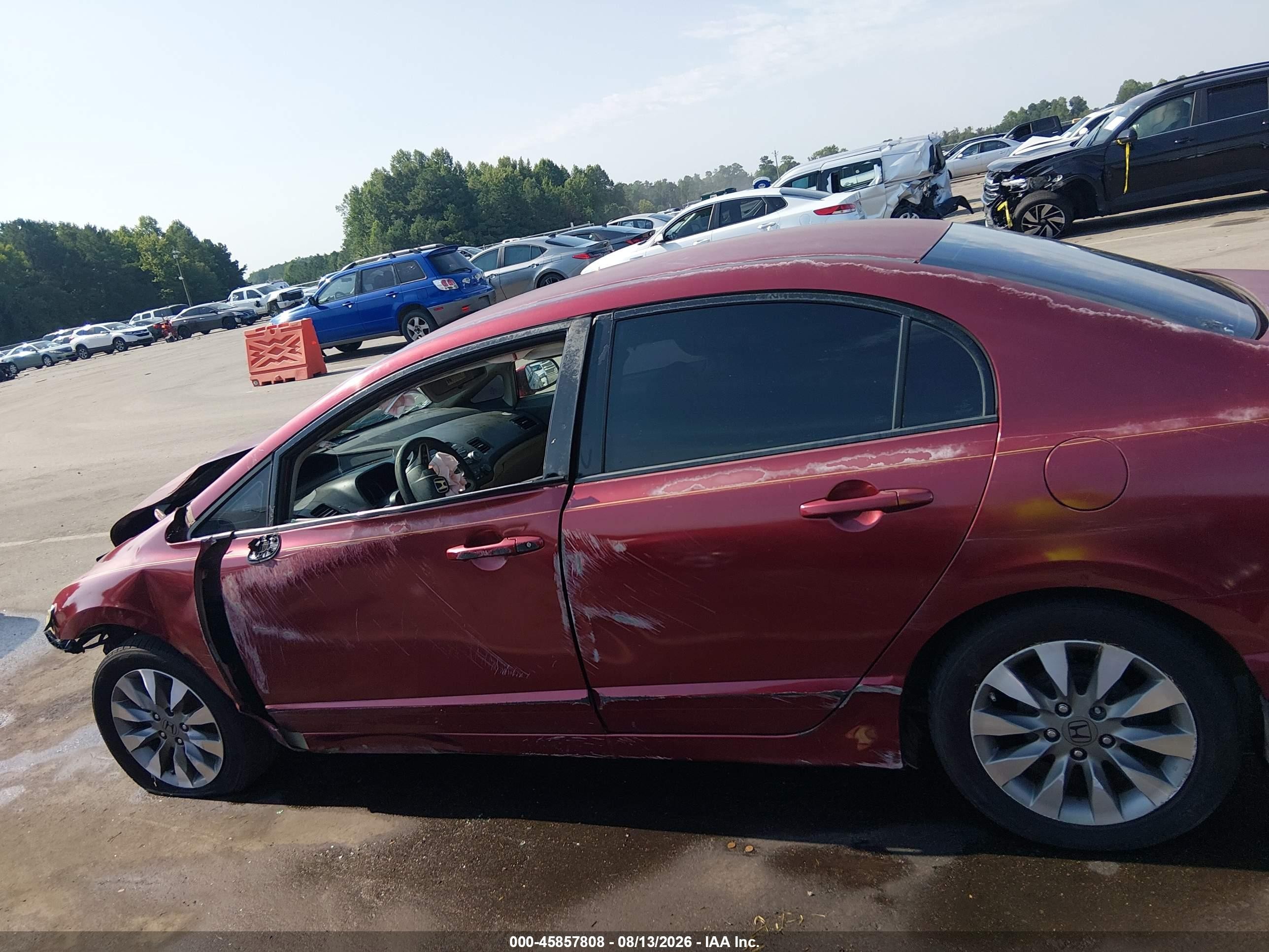 2010 Honda Civic Lx Красный vin: 2HGFA1F53AH543664
