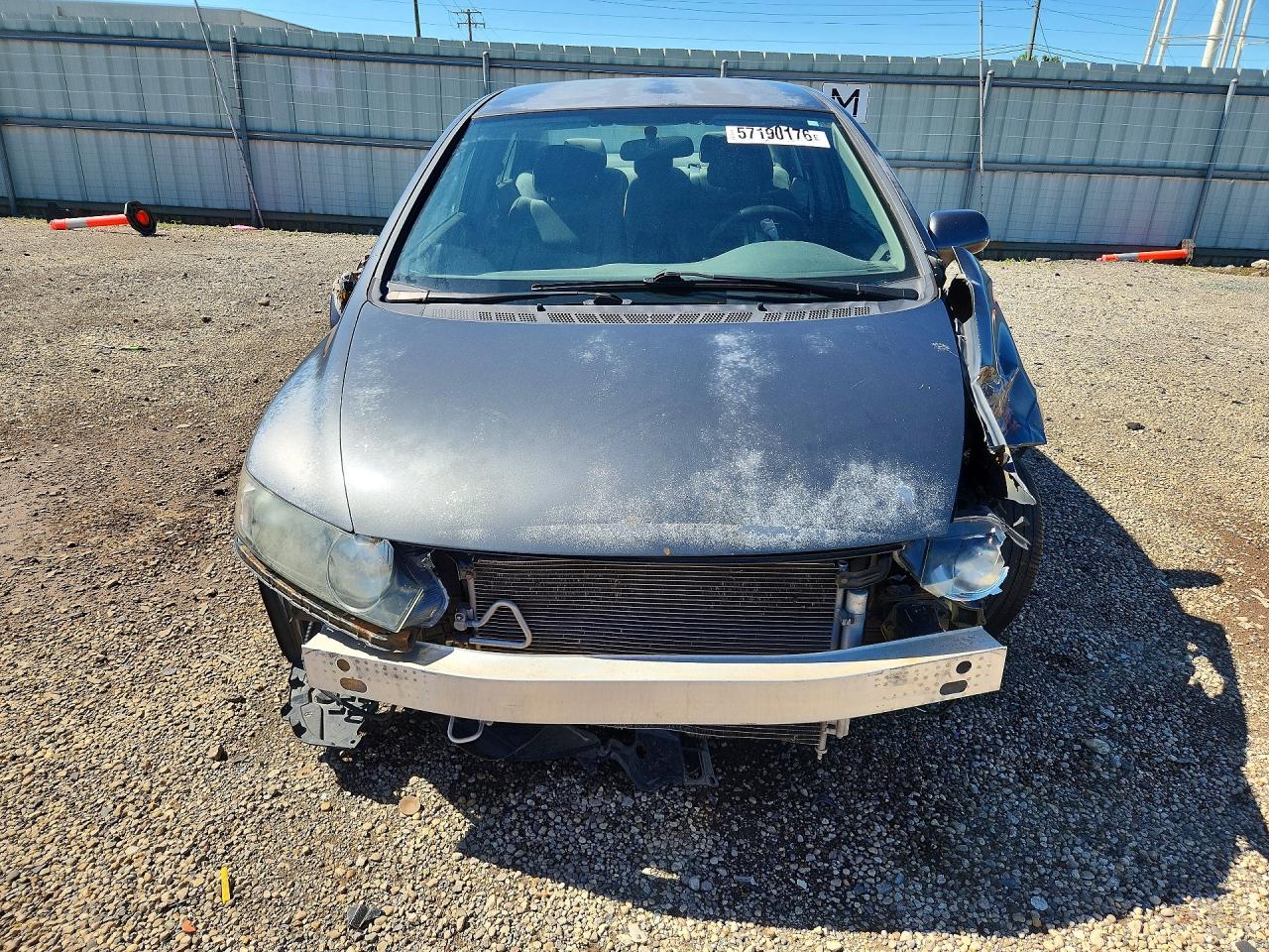 2010 Honda Civic Lx Gray vin: 2HGFA1F53AH553532