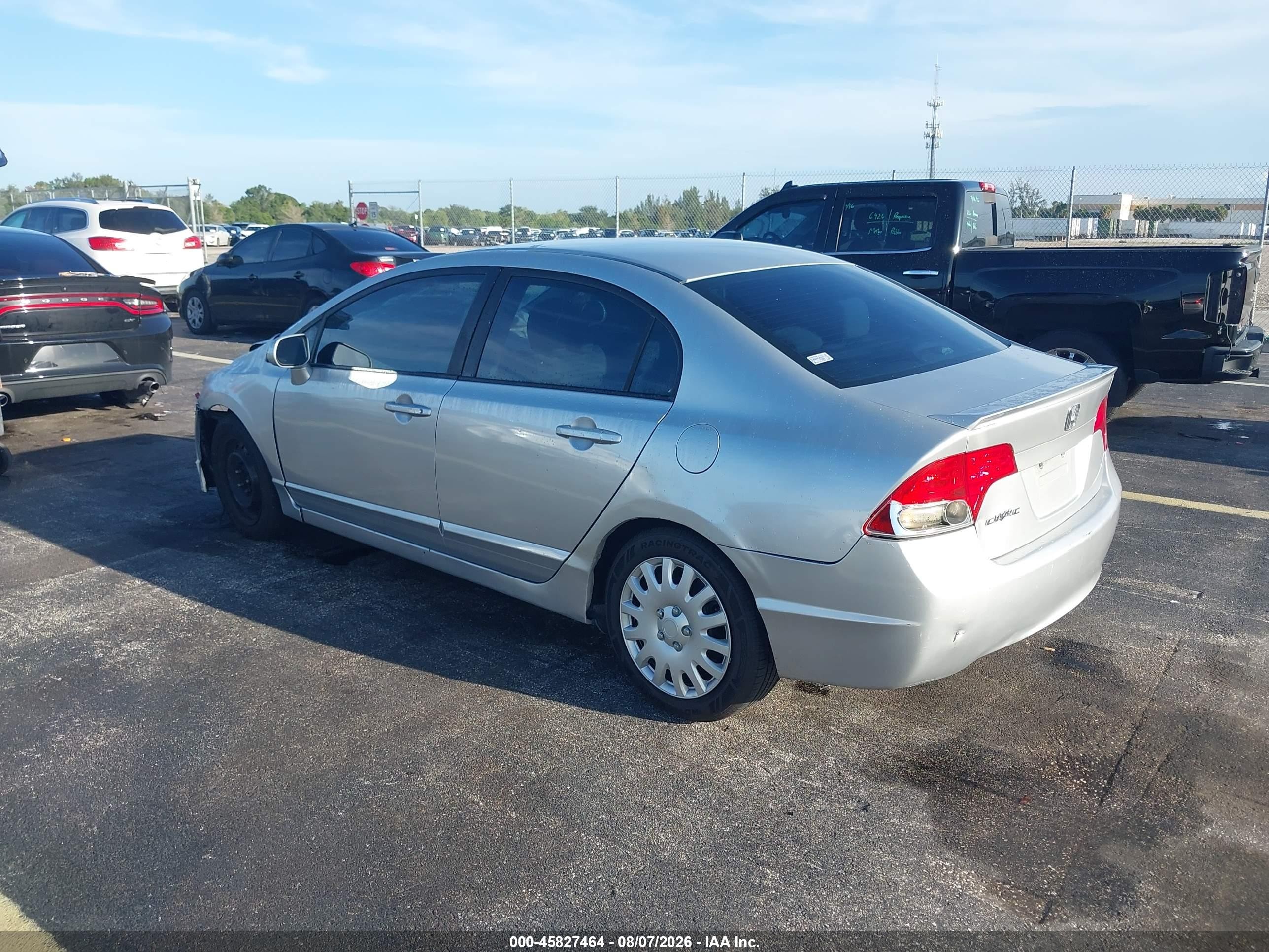 2010 Honda Civic Lx Серебряный vin: 2HGFA1F53AH564465