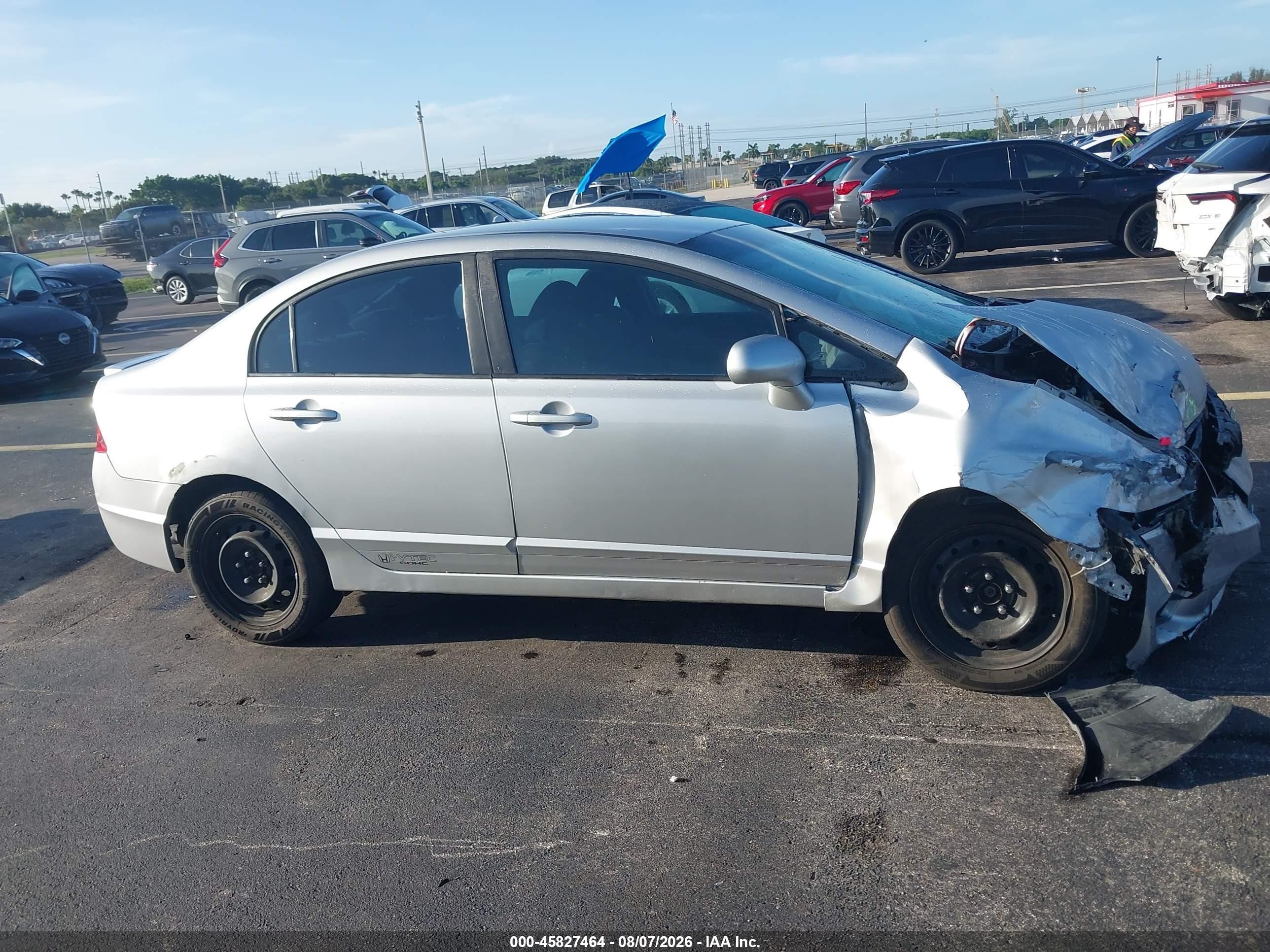 2010 Honda Civic Lx Серебряный vin: 2HGFA1F53AH564465