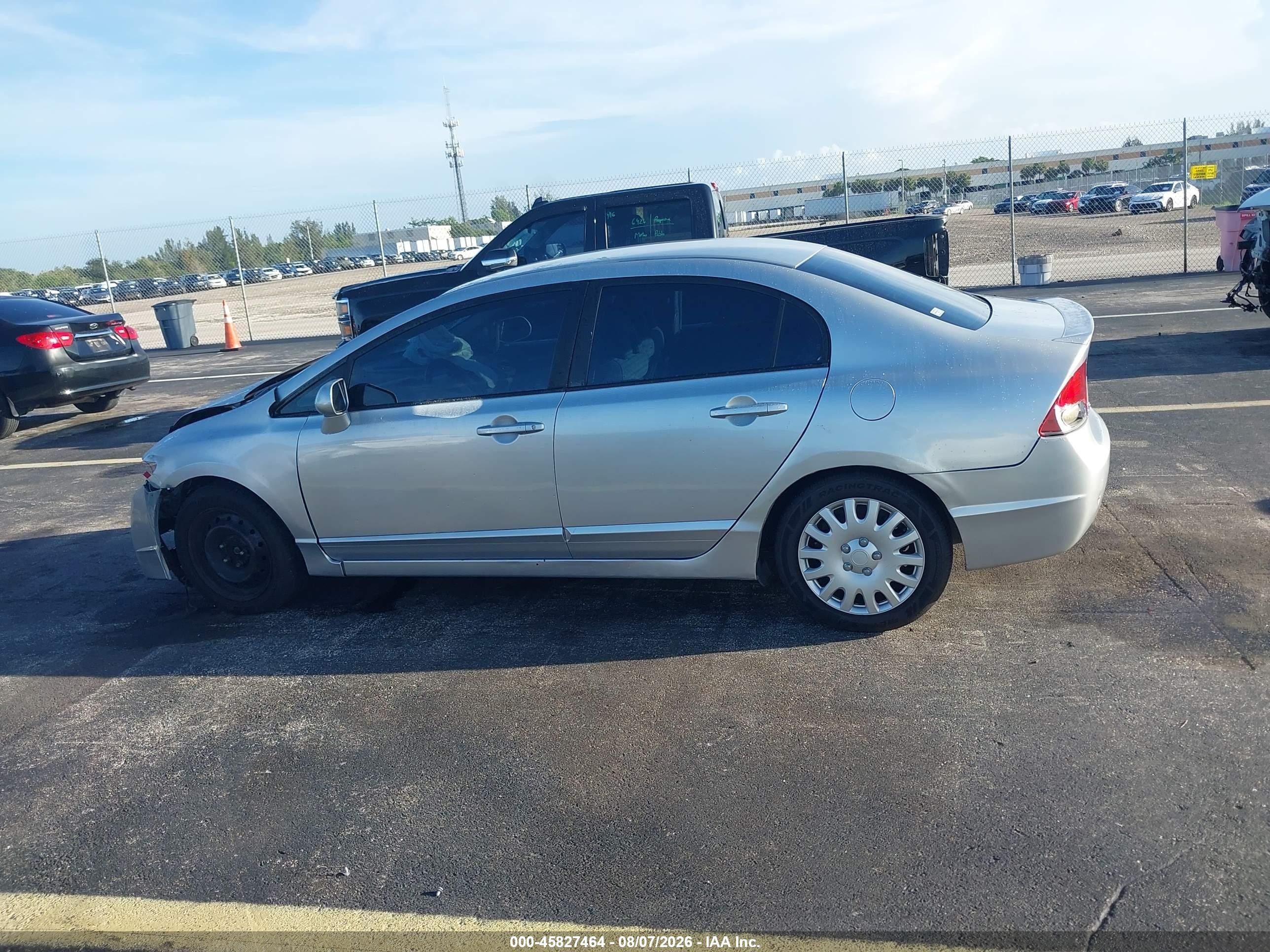 2010 Honda Civic Lx Серебряный vin: 2HGFA1F53AH564465