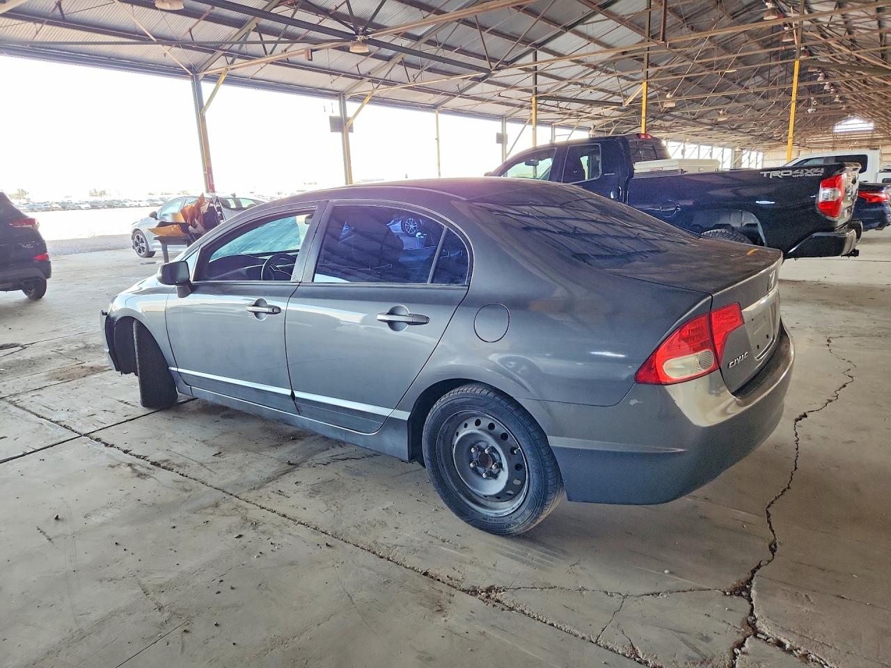 2010 Honda Civic Lx Gray vin: 2HGFA1F53AH565339