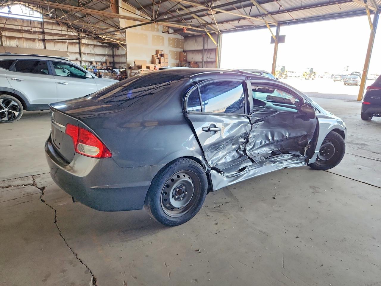 2010 Honda Civic Lx Gray vin: 2HGFA1F53AH565339