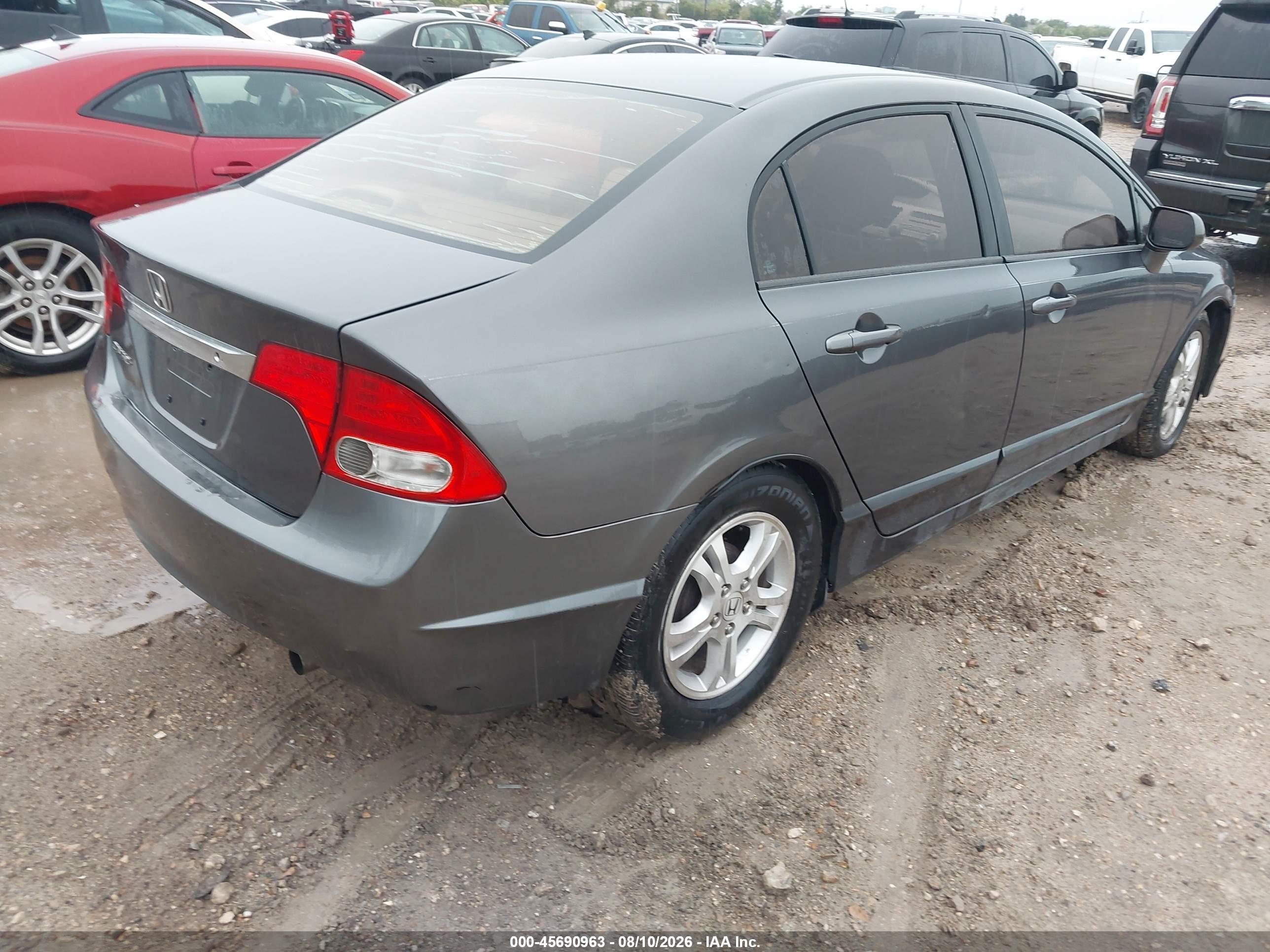 2010 Honda Civic Lx Beige vin: 2HGFA1F53AH575434