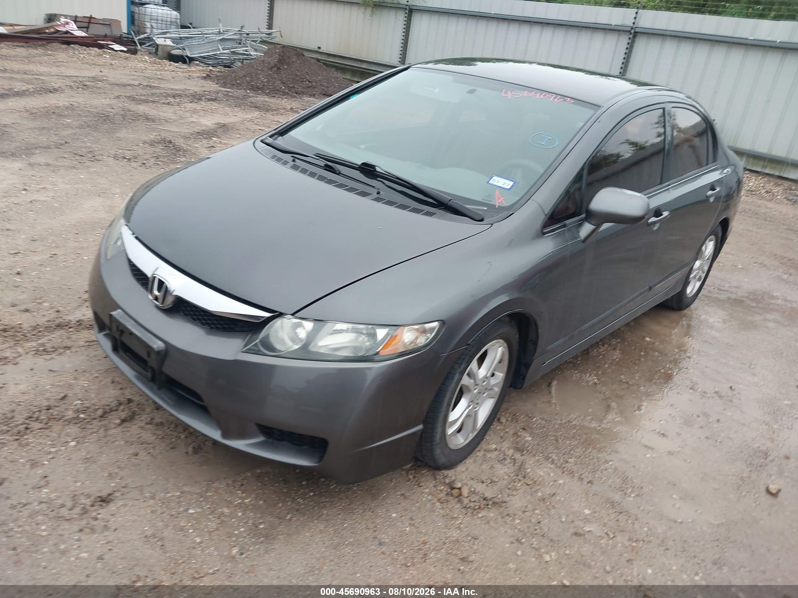 2010 Honda Civic Lx Beige vin: 2HGFA1F53AH575434