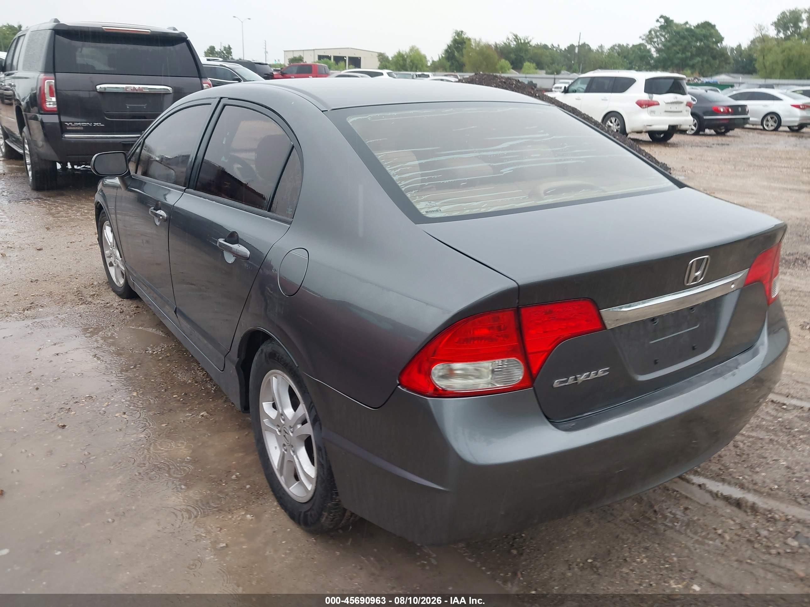 2010 Honda Civic Lx Beige vin: 2HGFA1F53AH575434