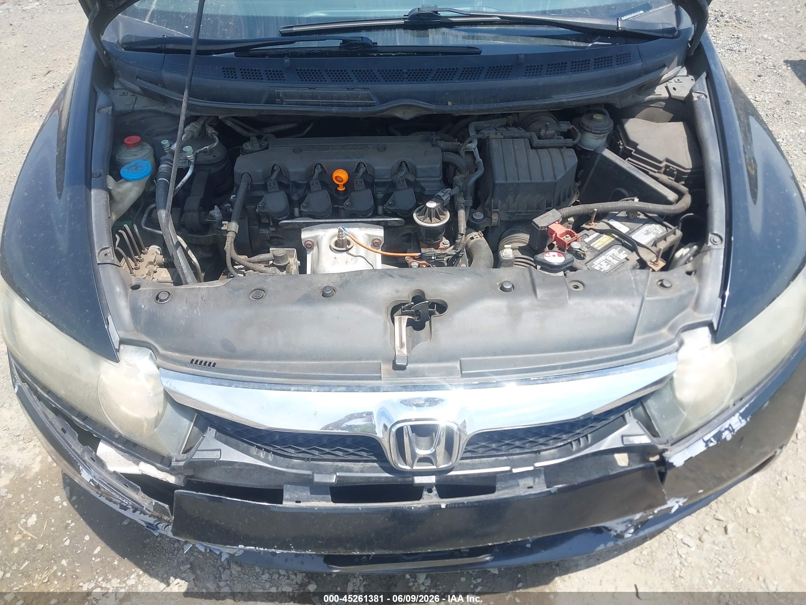 2010 Honda Civic Lx Black vin: 2HGFA1F53AH576034