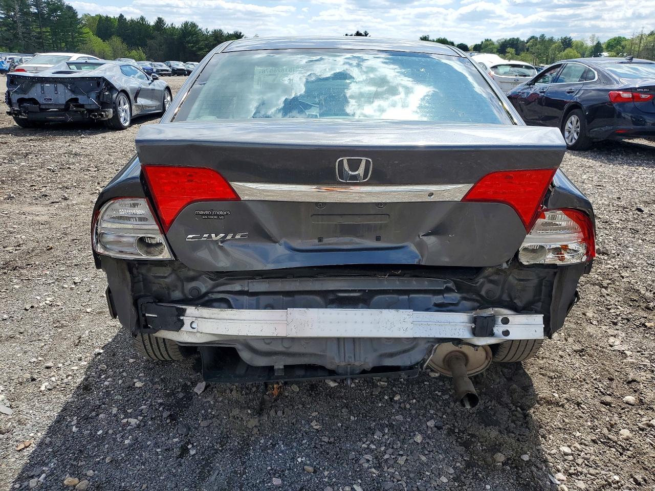 2010 Honda Civic Lx Gray vin: 2HGFA1F53AH579600