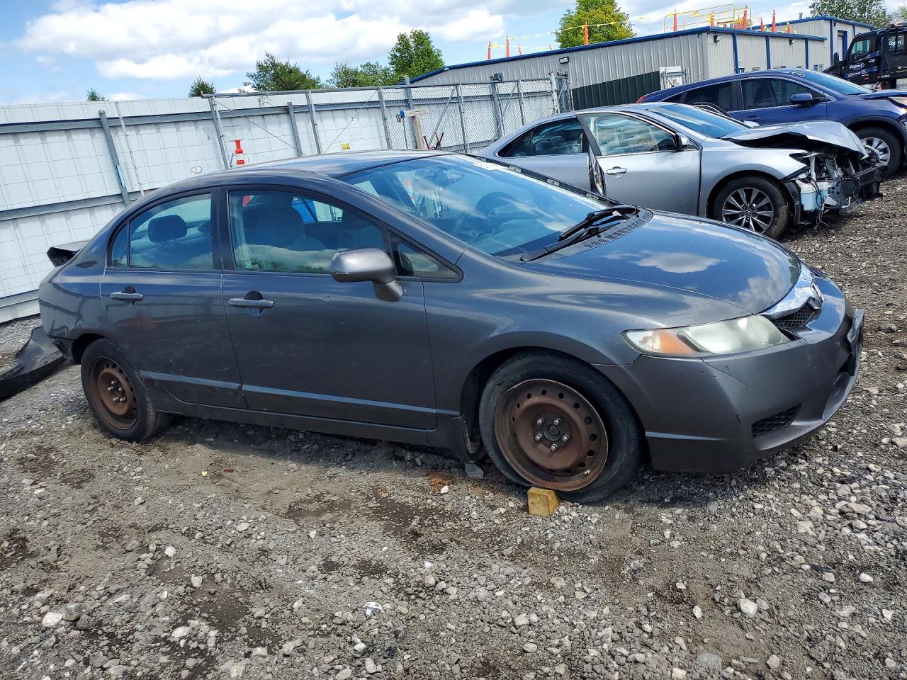 2010 Honda Civic Lx Gray vin: 2HGFA1F53AH579600