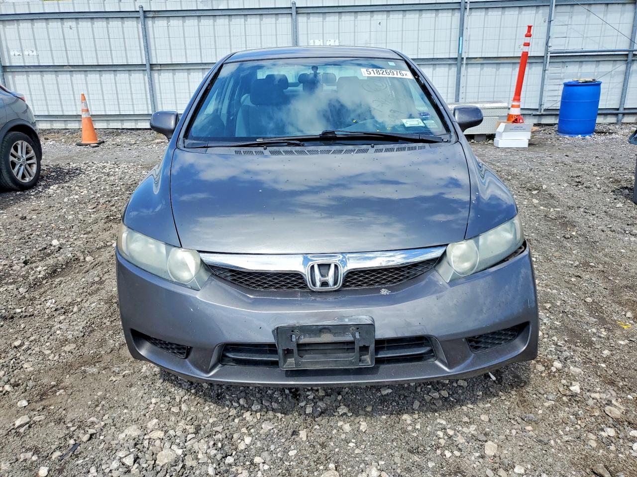 2010 Honda Civic Lx Gray vin: 2HGFA1F53AH579600