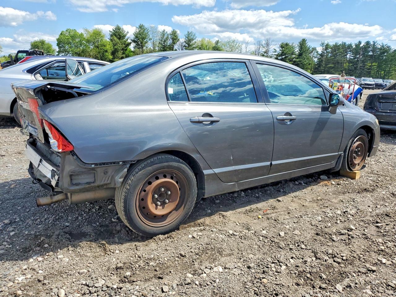 2010 Honda Civic Lx Gray vin: 2HGFA1F53AH579600