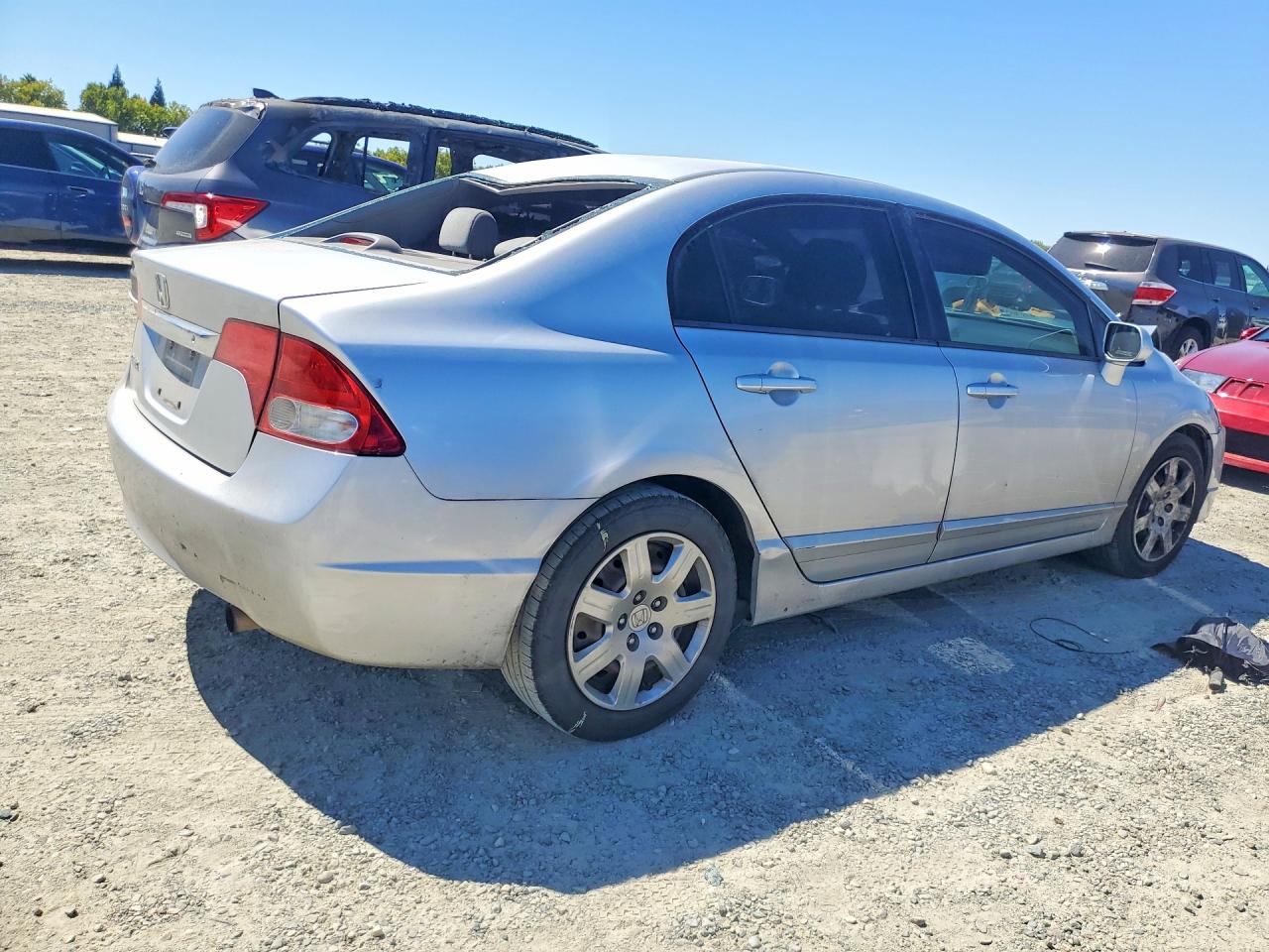2010 Honda Civic Lx Серебряный vin: 2HGFA1F53AH586109