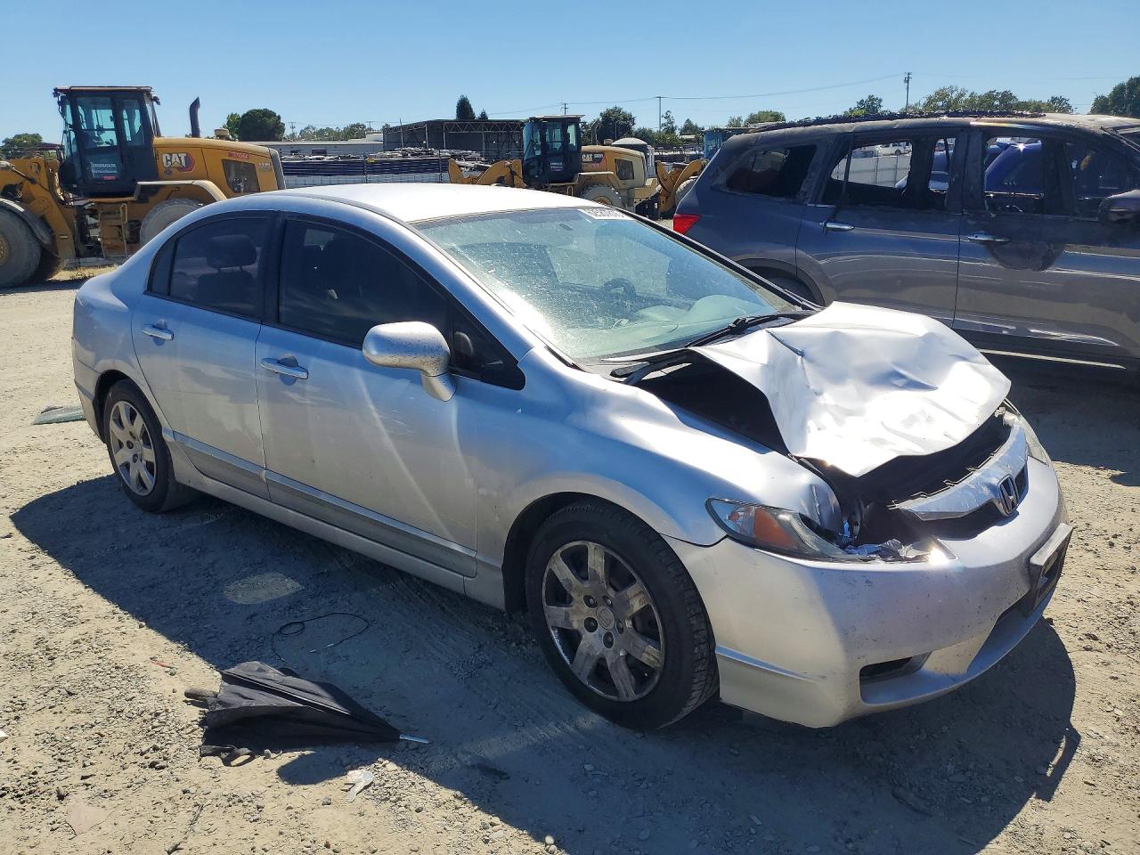 2010 Honda Civic Lx Серебряный vin: 2HGFA1F53AH586109