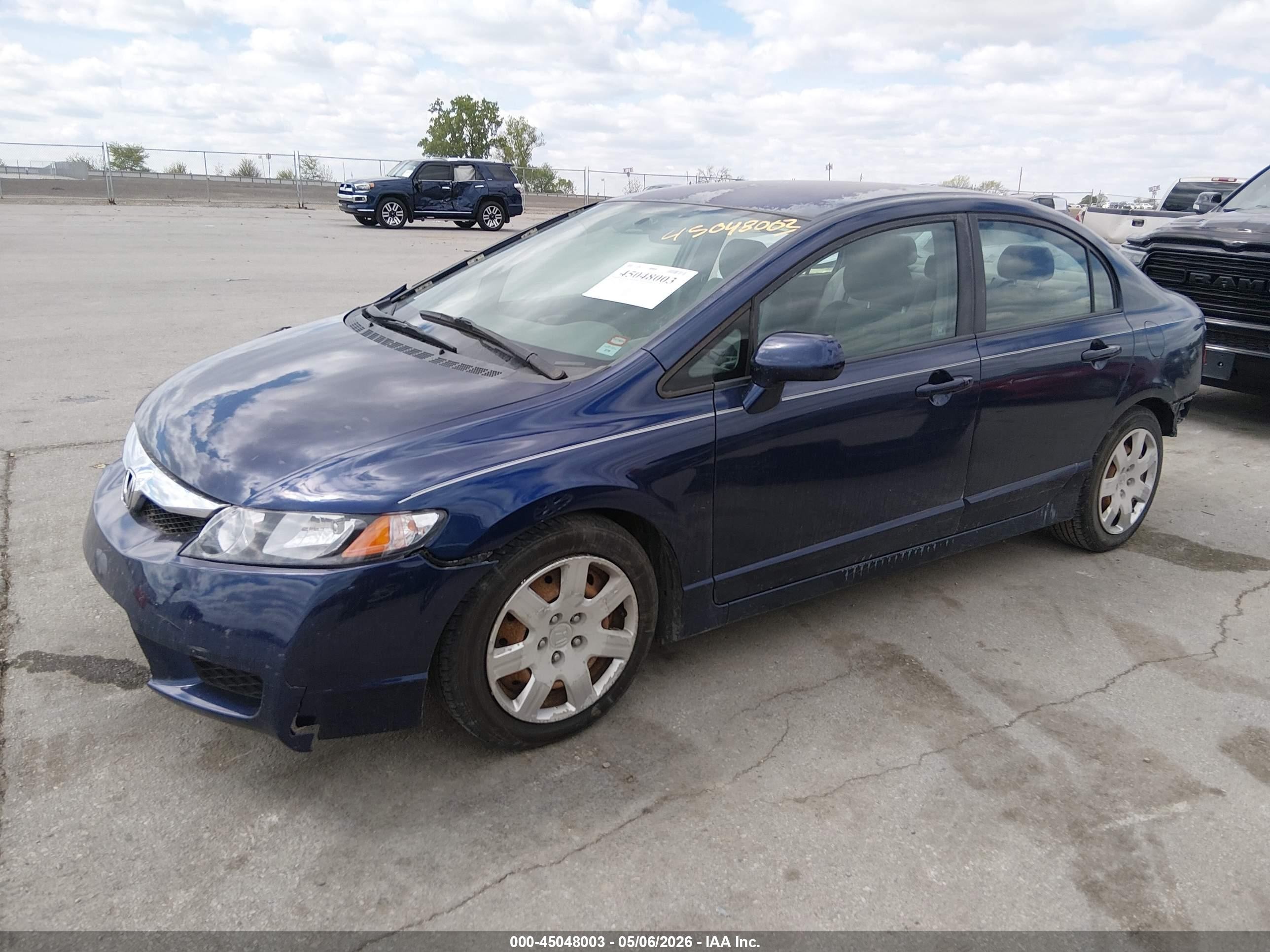 2010 Honda Civic Lx Синий vin: 2HGFA1F53AH587275