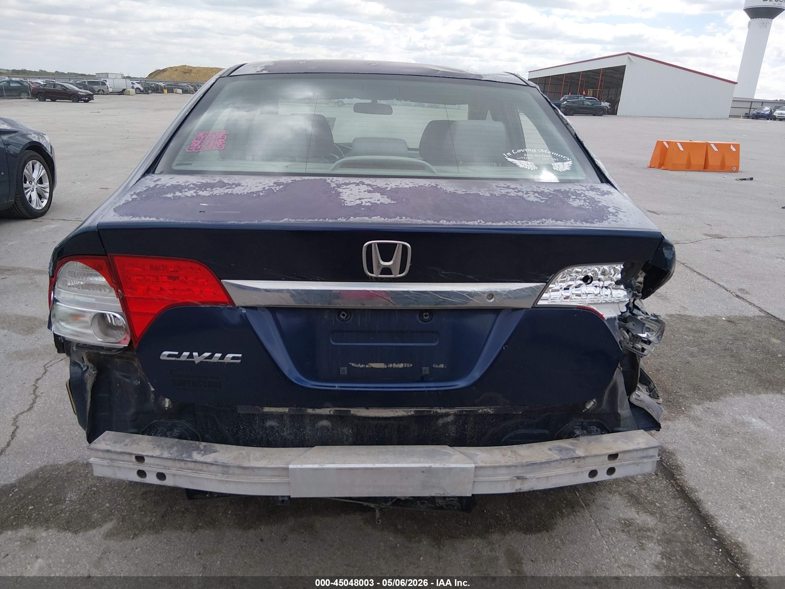 2010 Honda Civic Lx Синий vin: 2HGFA1F53AH587275