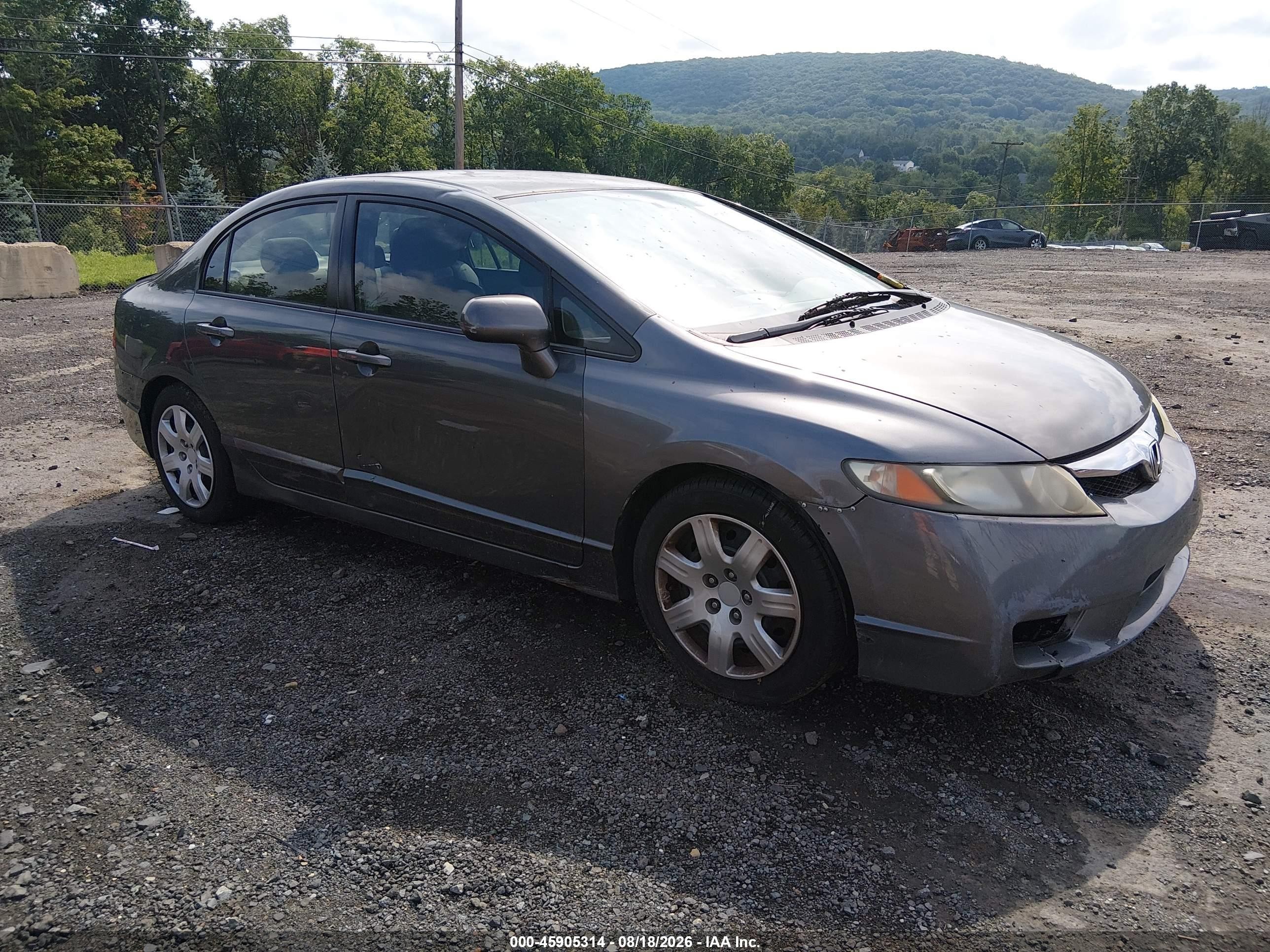 2011 Honda Civic Lx Серый vin: 2HGFA1F53BH516613