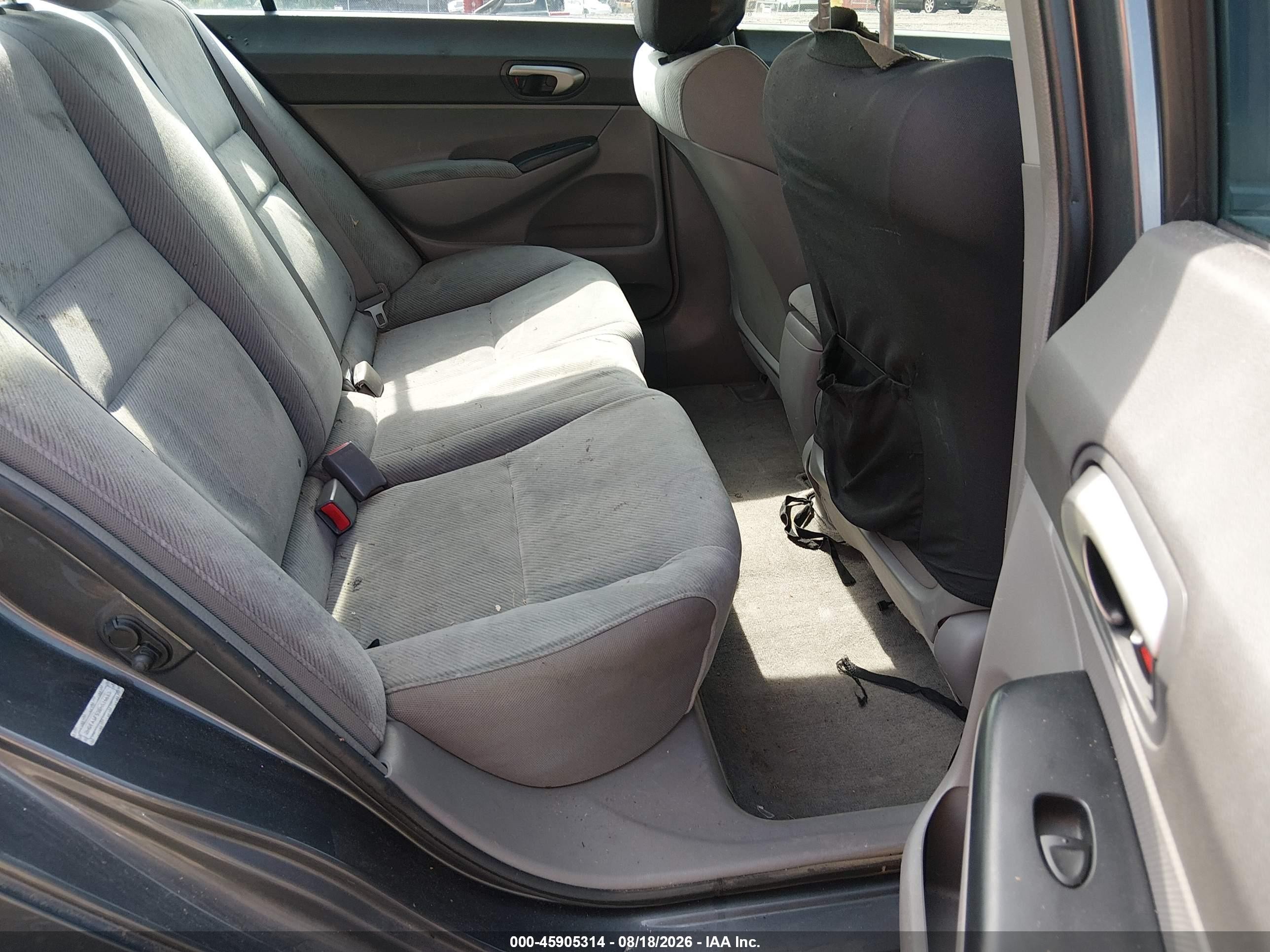 2011 Honda Civic Lx Gray vin: 2HGFA1F53BH516613