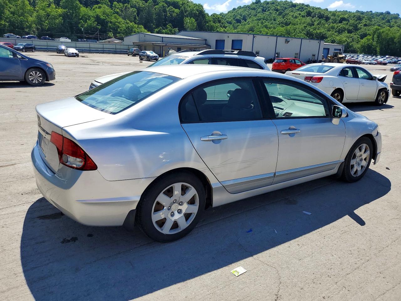 2011 Honda Civic Lx Silver vin: 2HGFA1F53BH521794