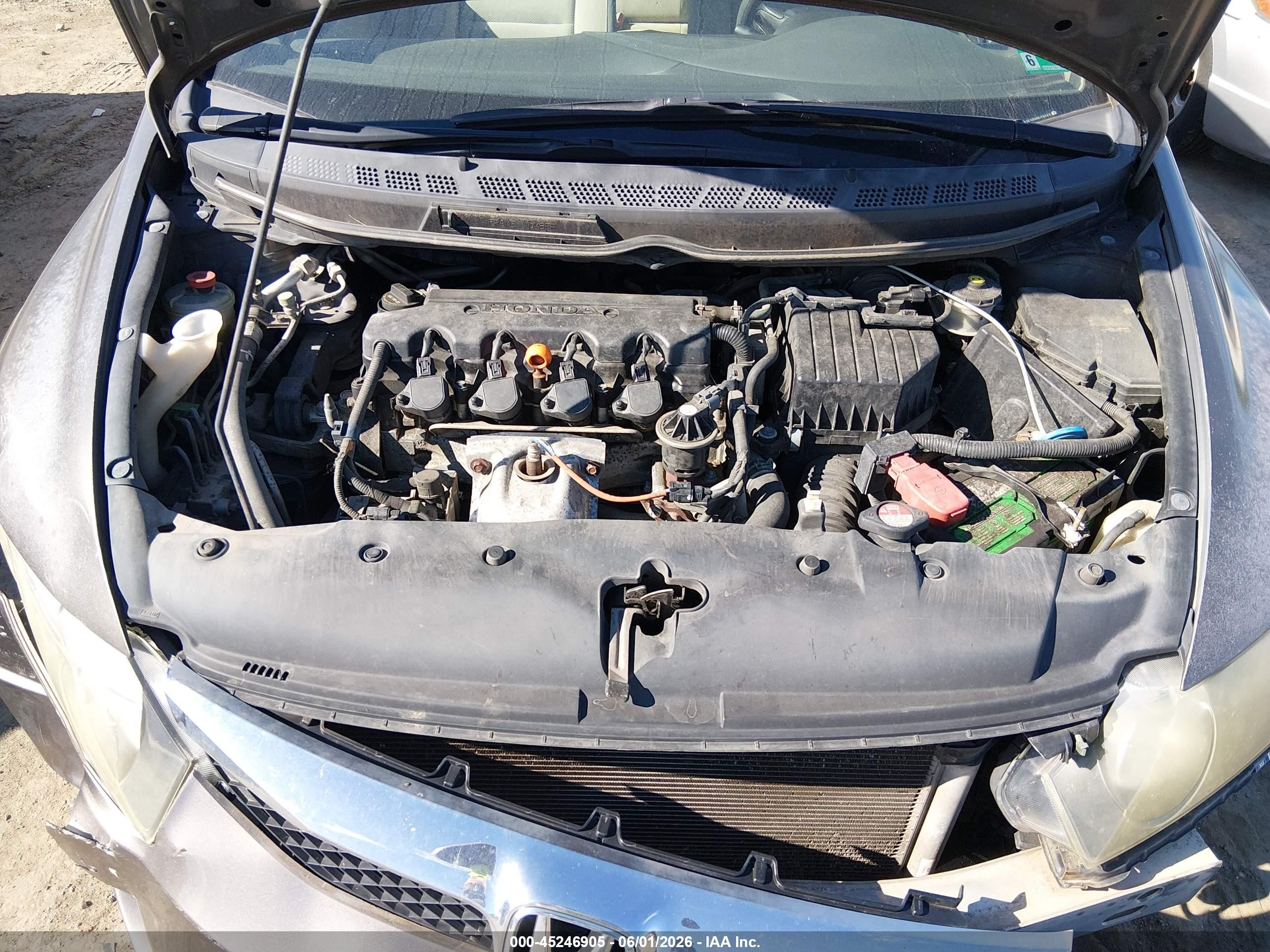 2011 Honda Civic Lx Gray vin: 2HGFA1F53BH523187