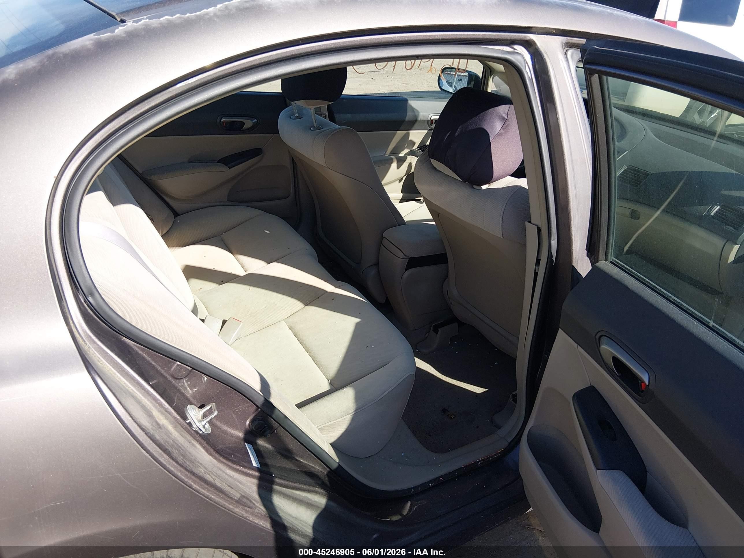 2011 Honda Civic Lx Gray vin: 2HGFA1F53BH523187