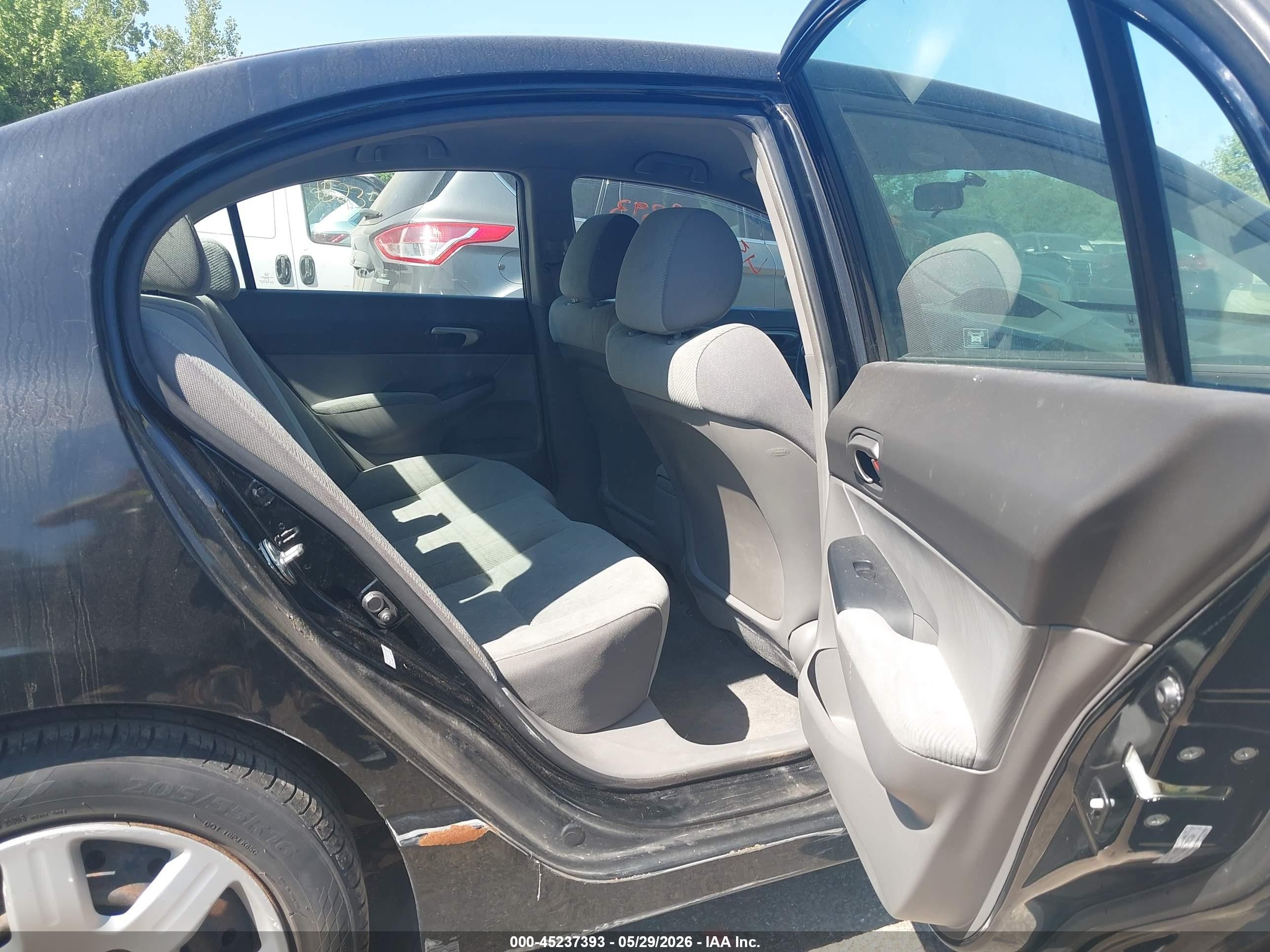 2011 Honda Civic Lx Black vin: 2HGFA1F53BH527269