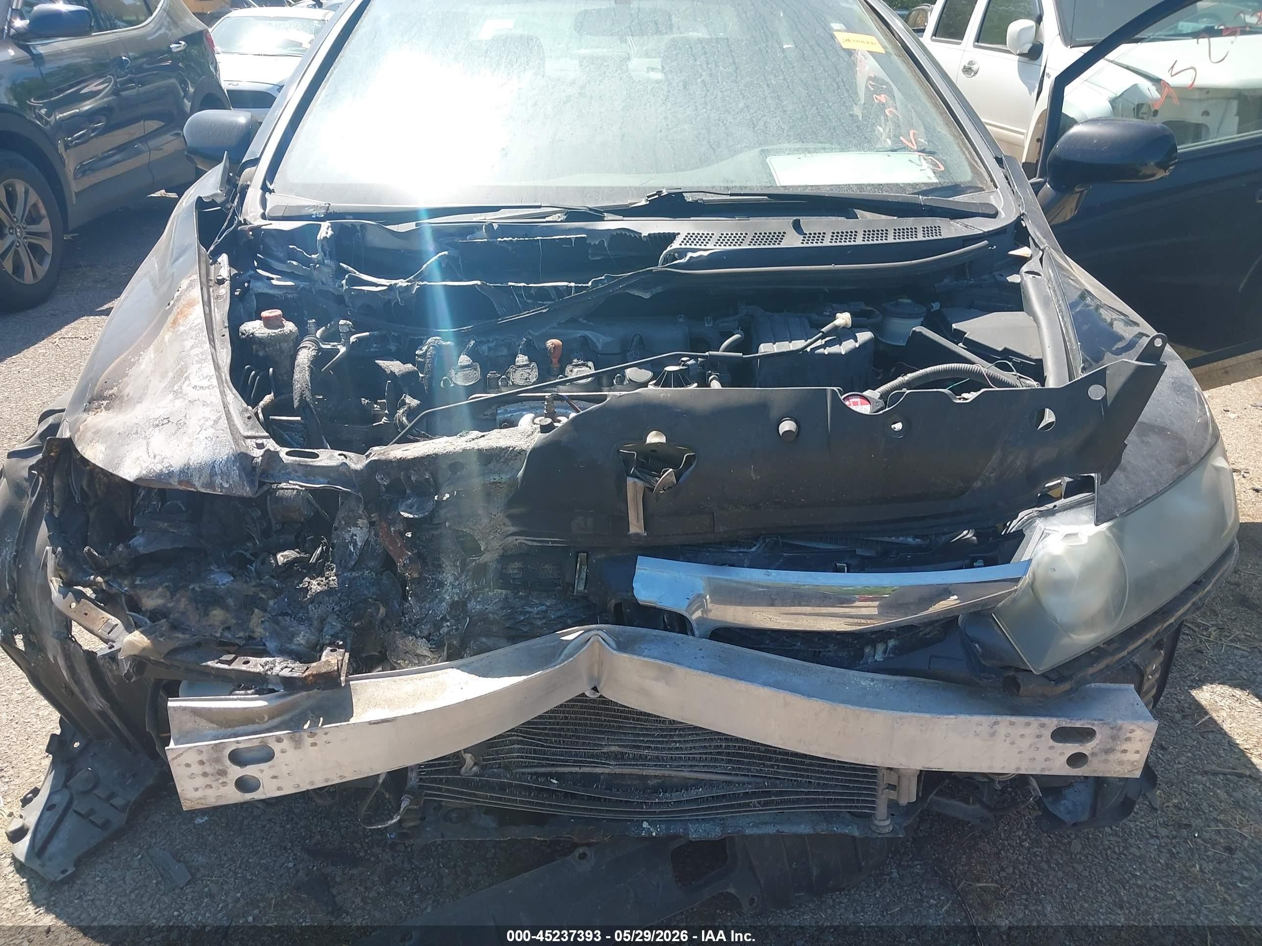 2011 Honda Civic Lx Black vin: 2HGFA1F53BH527269