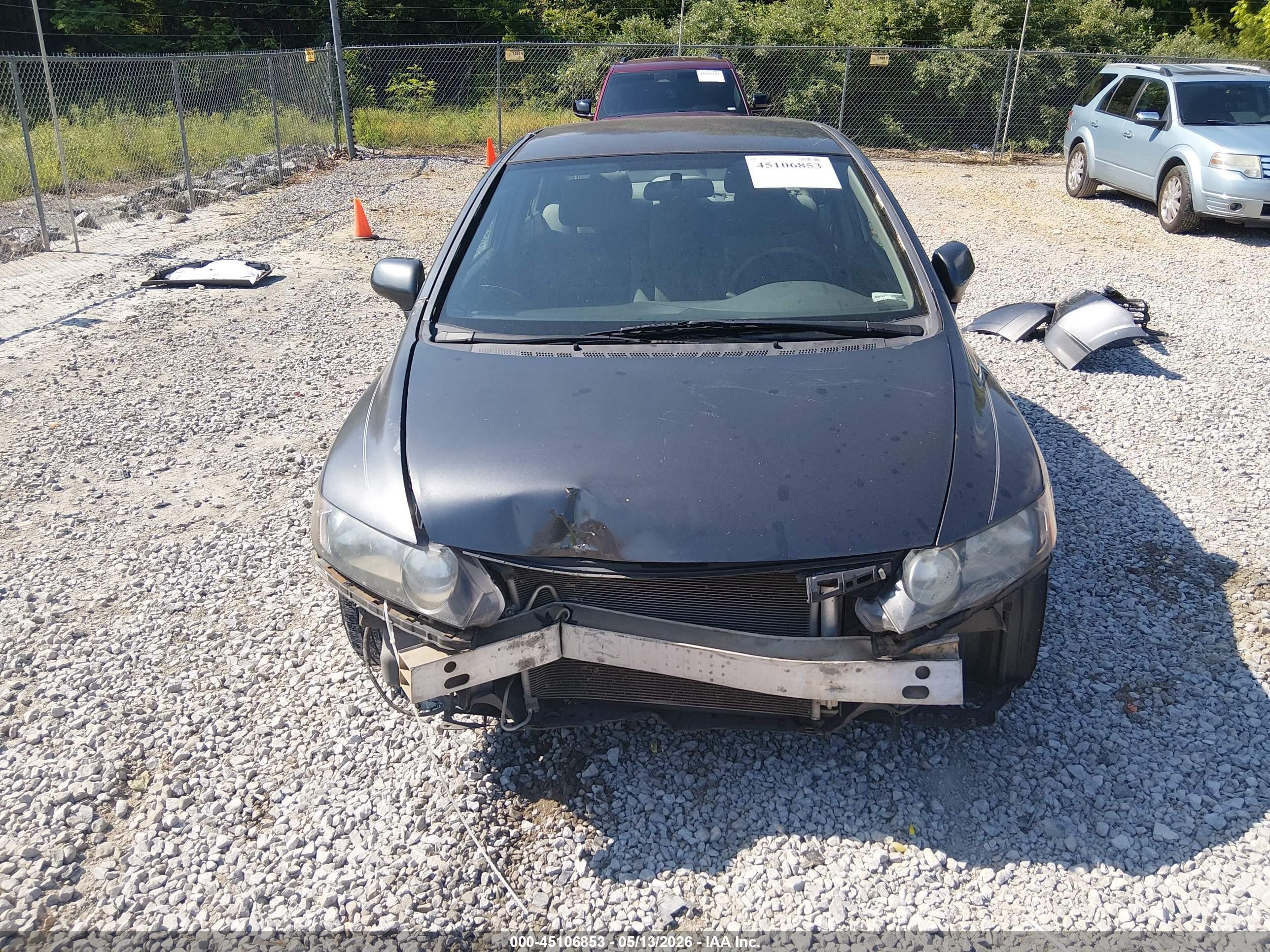 2011 Honda Civic Lx Gray vin: 2HGFA1F53BH531631