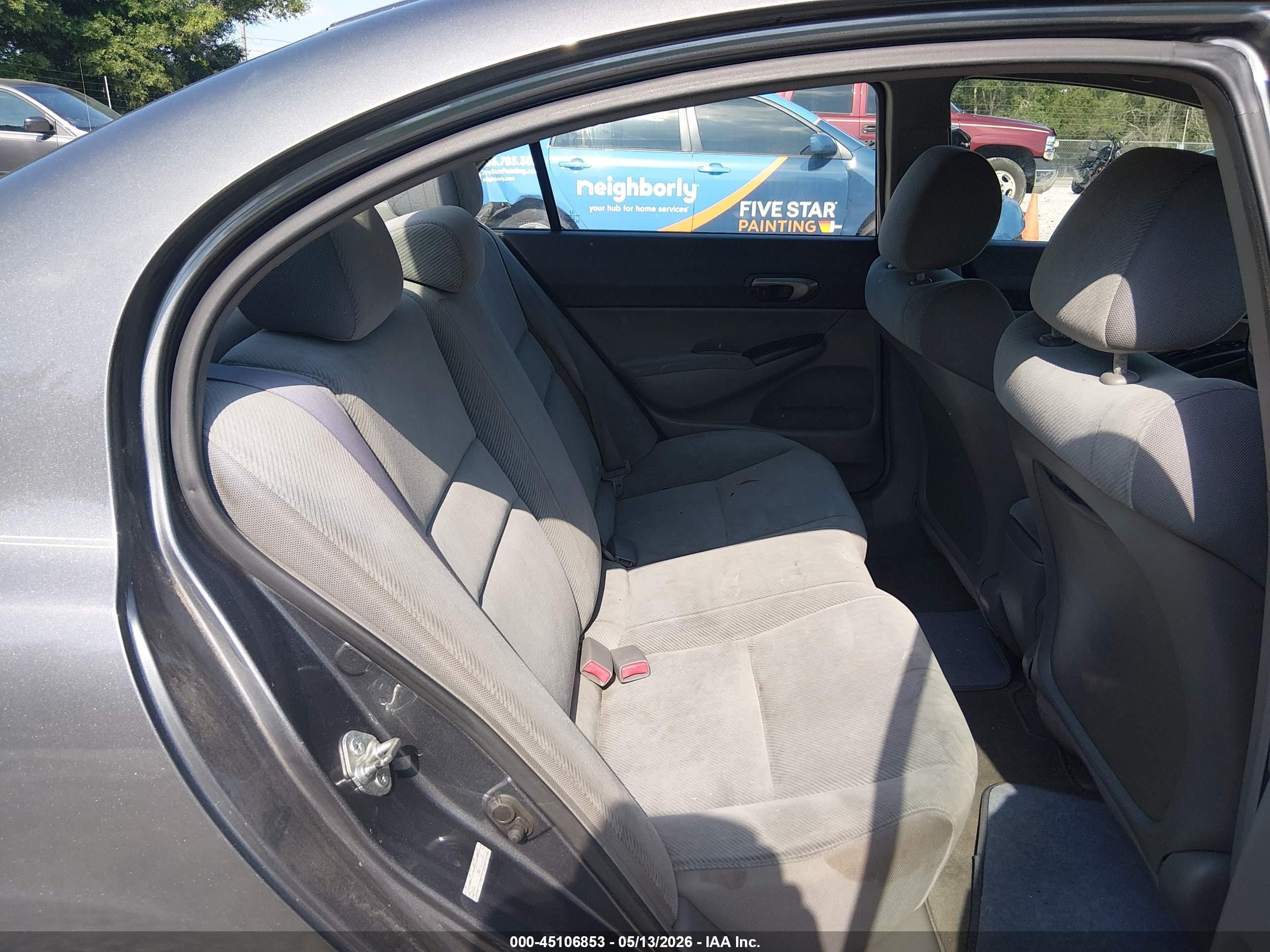 2011 Honda Civic Lx Gray vin: 2HGFA1F53BH531631