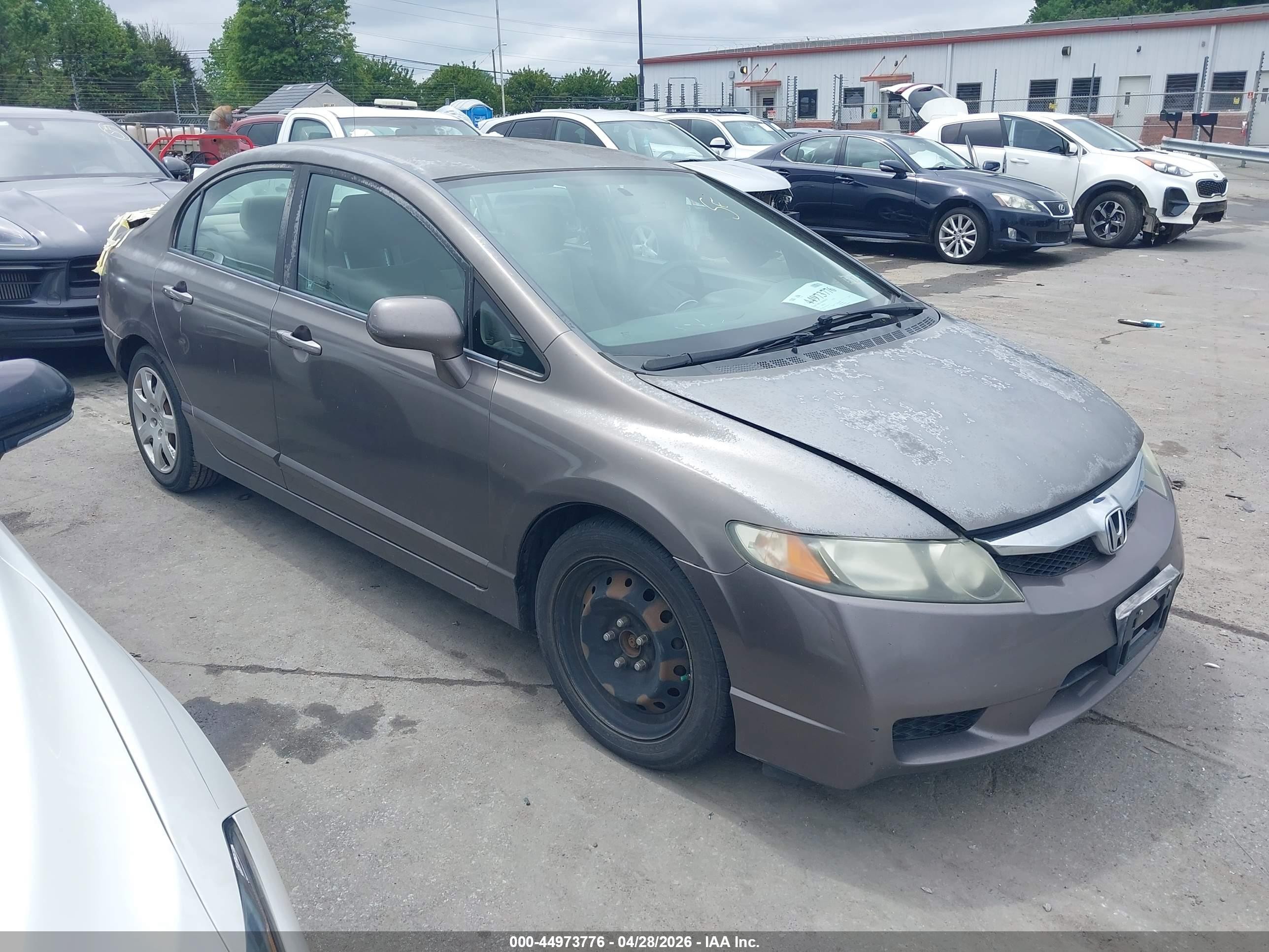 2011 Honda Civic Lx Gray vin: 2HGFA1F53BH531967