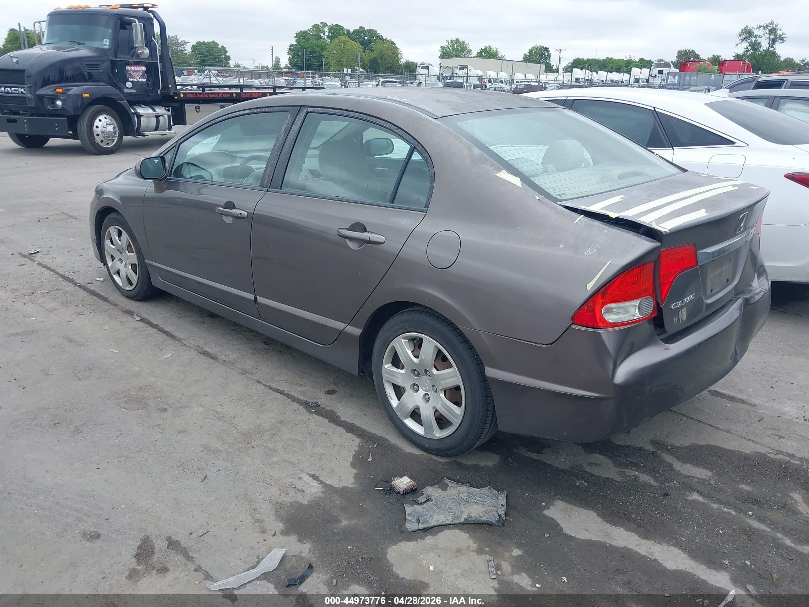 2011 Honda Civic Lx Серый vin: 2HGFA1F53BH531967