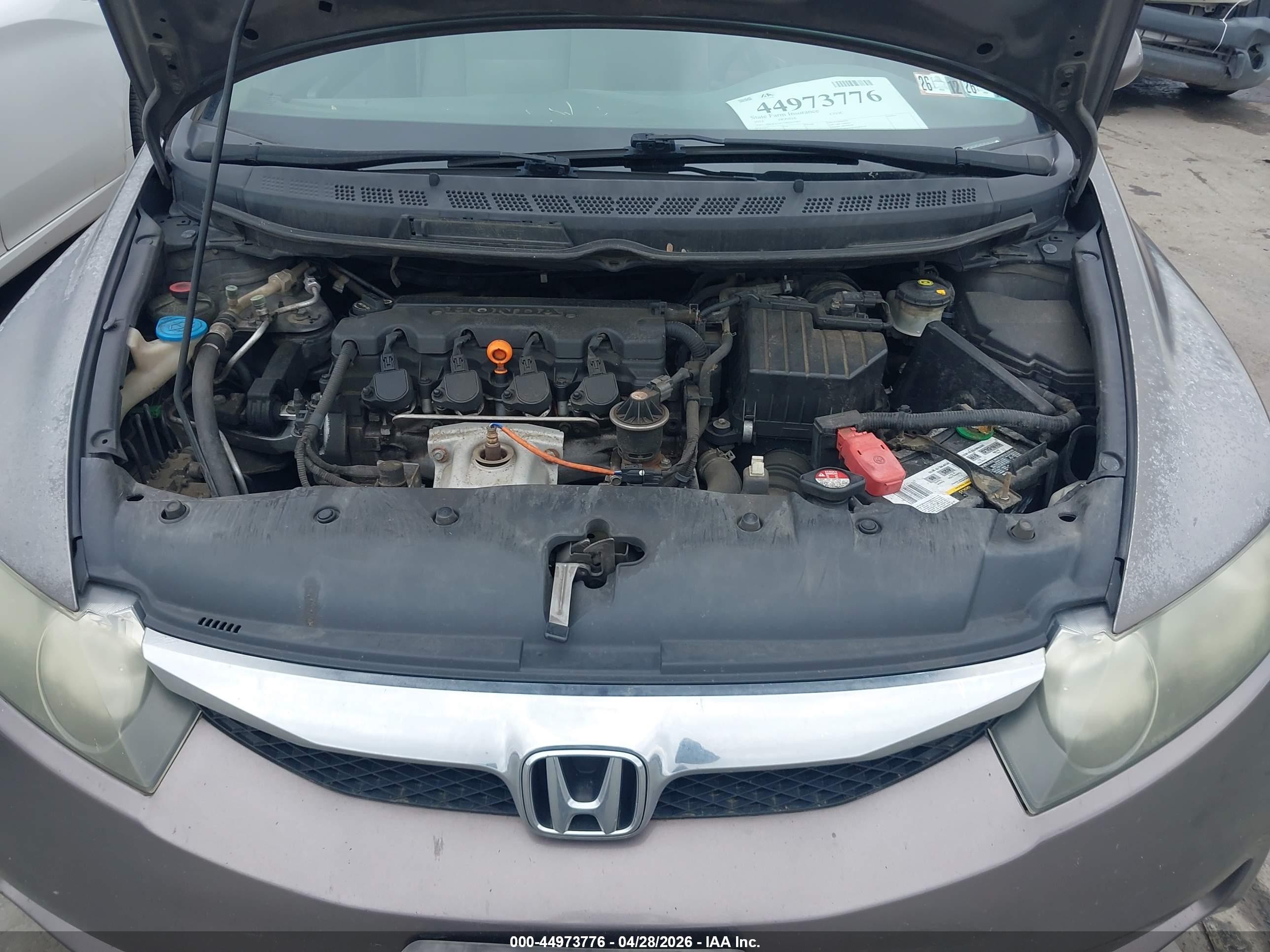 2011 Honda Civic Lx Серый vin: 2HGFA1F53BH531967