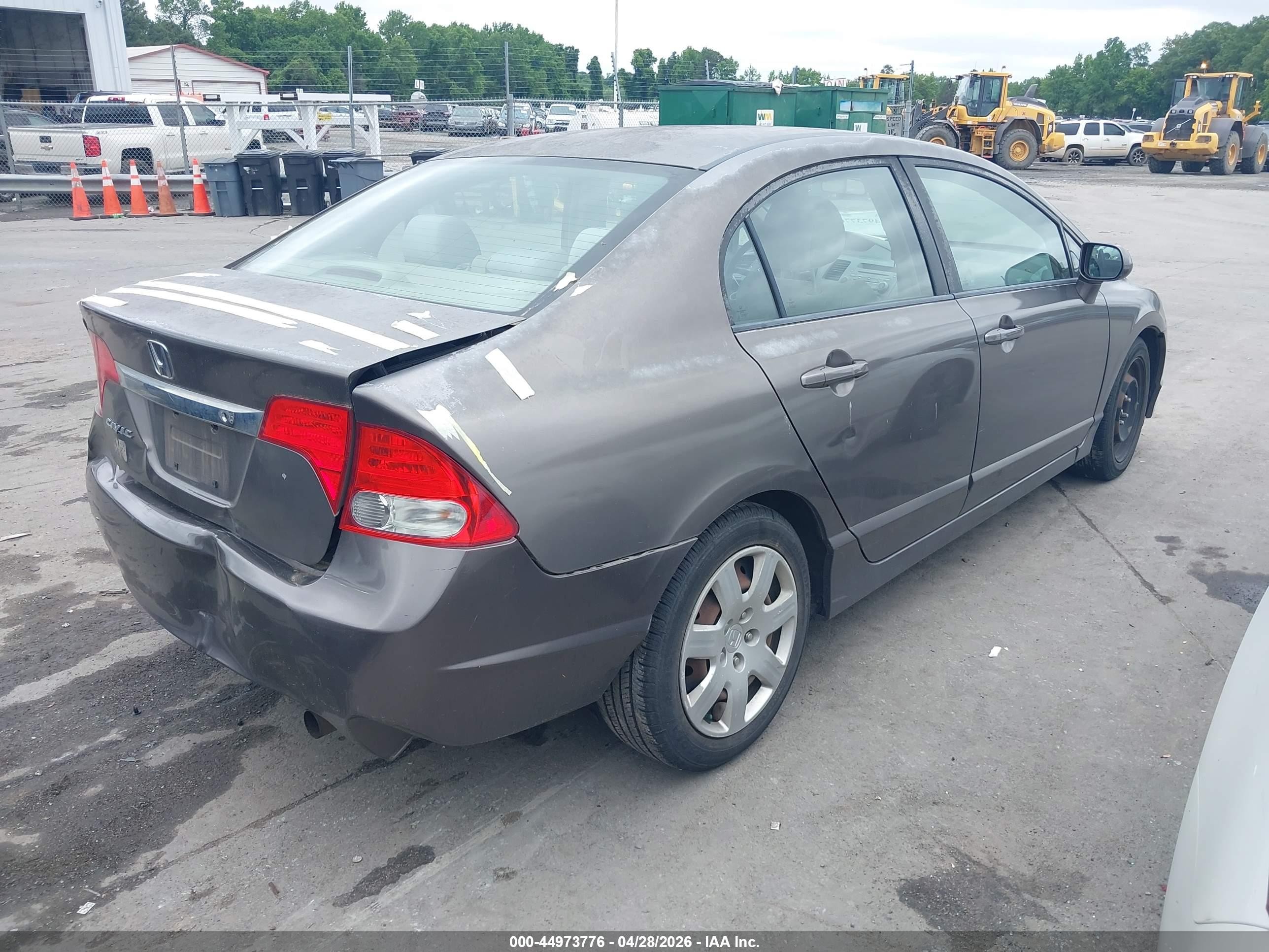 2011 Honda Civic Lx Серый vin: 2HGFA1F53BH531967