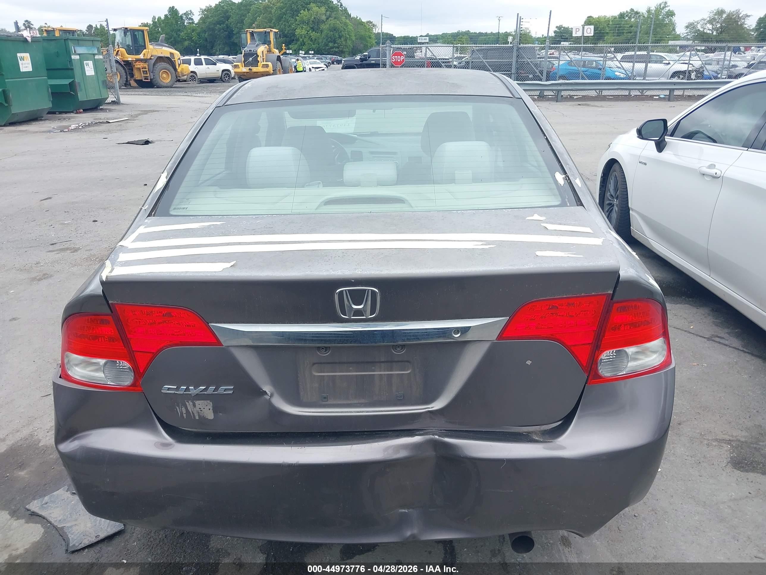 2011 Honda Civic Lx Серый vin: 2HGFA1F53BH531967