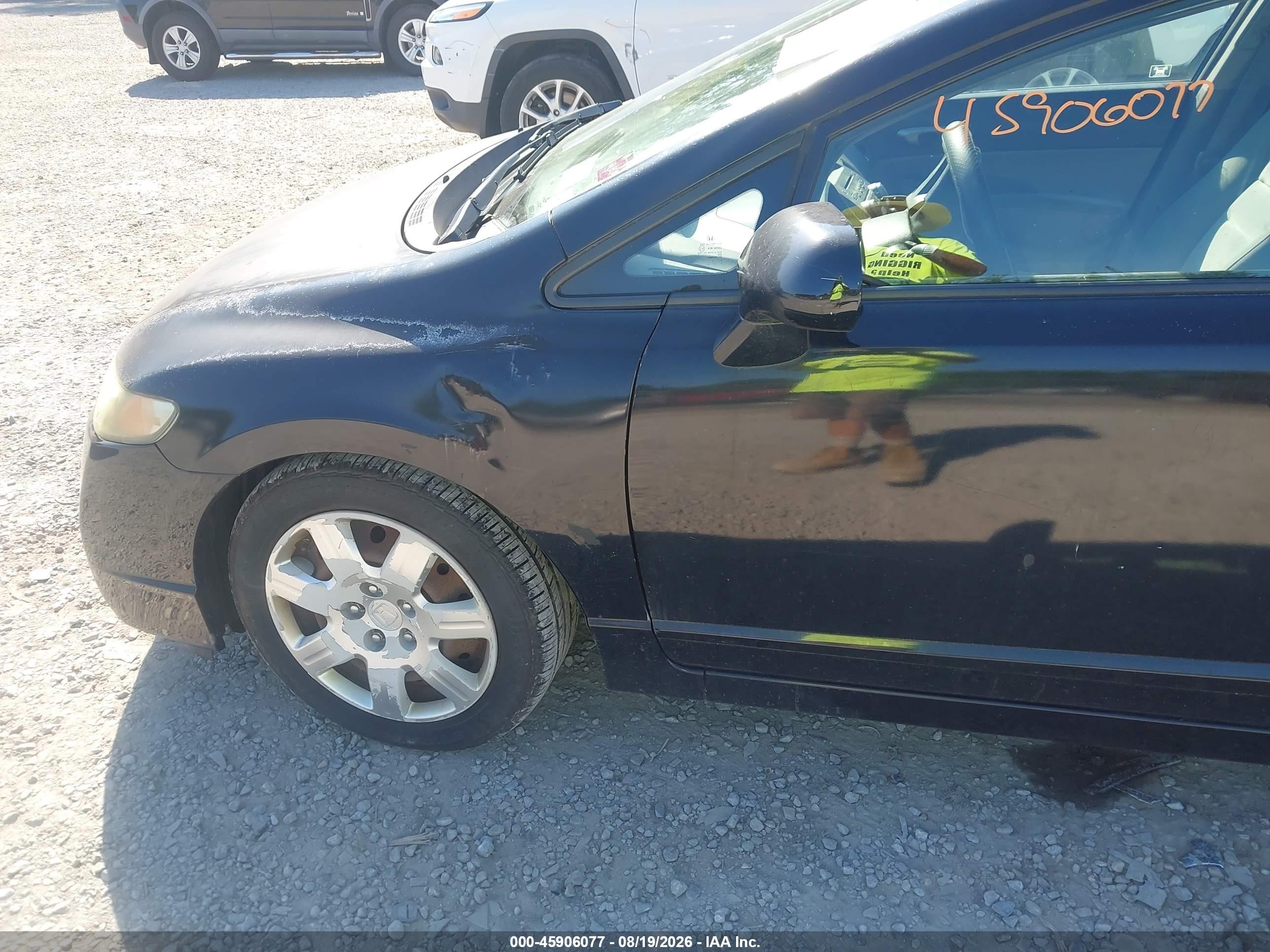 2011 Honda Civic Lx Black vin: 2HGFA1F53BH532696