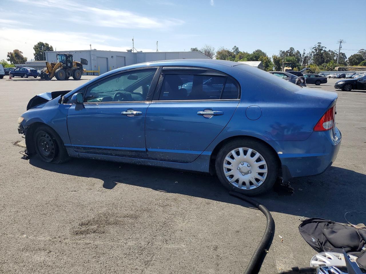 2010 Honda Civic Lx Blue vin: 2HGFA1F54AH306052