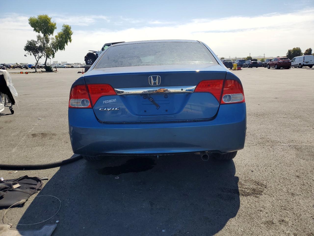 2010 Honda Civic Lx Blue vin: 2HGFA1F54AH306052