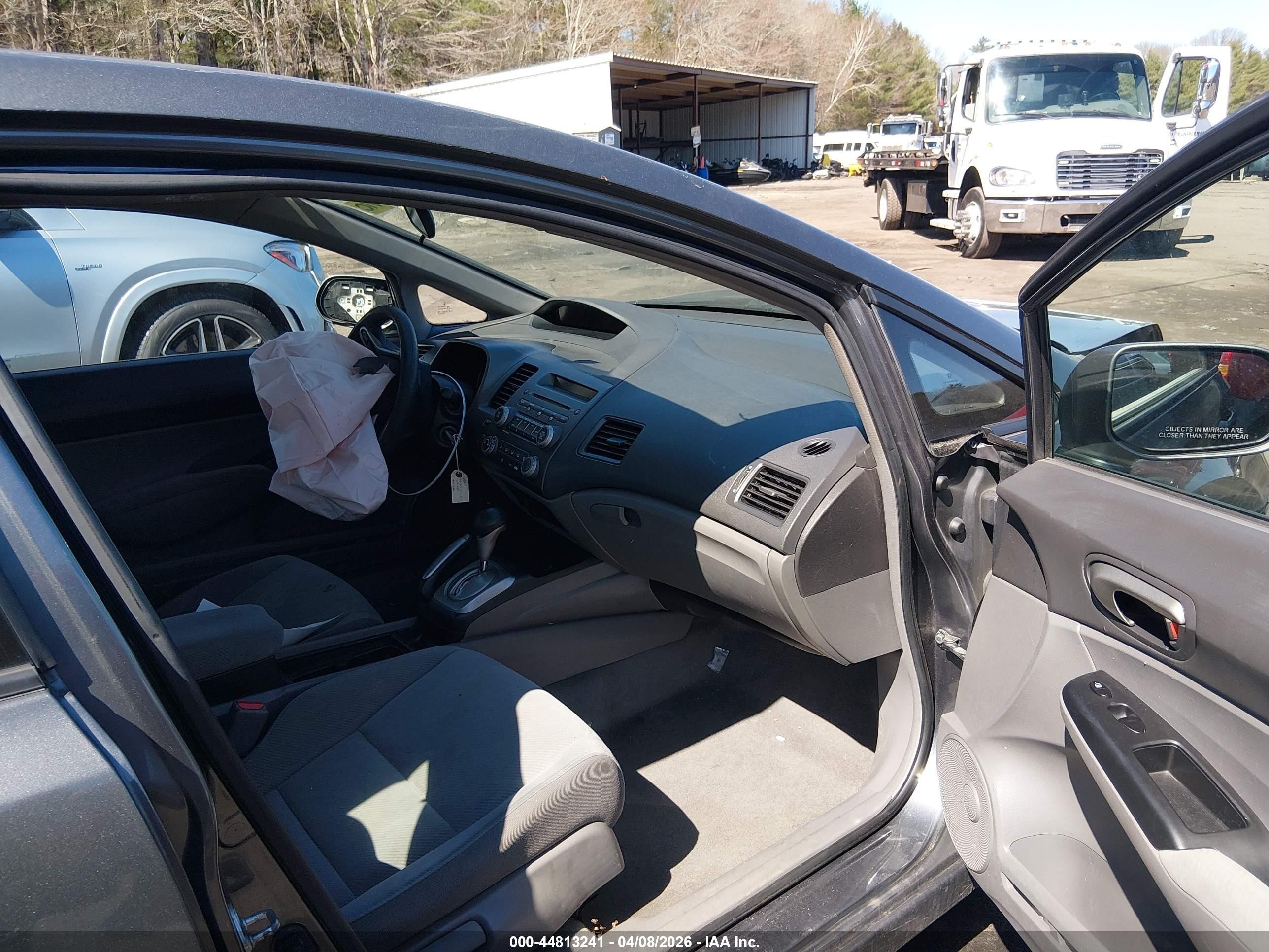 2010 Honda Civic Lx Gray vin: 2HGFA1F54AH308240
