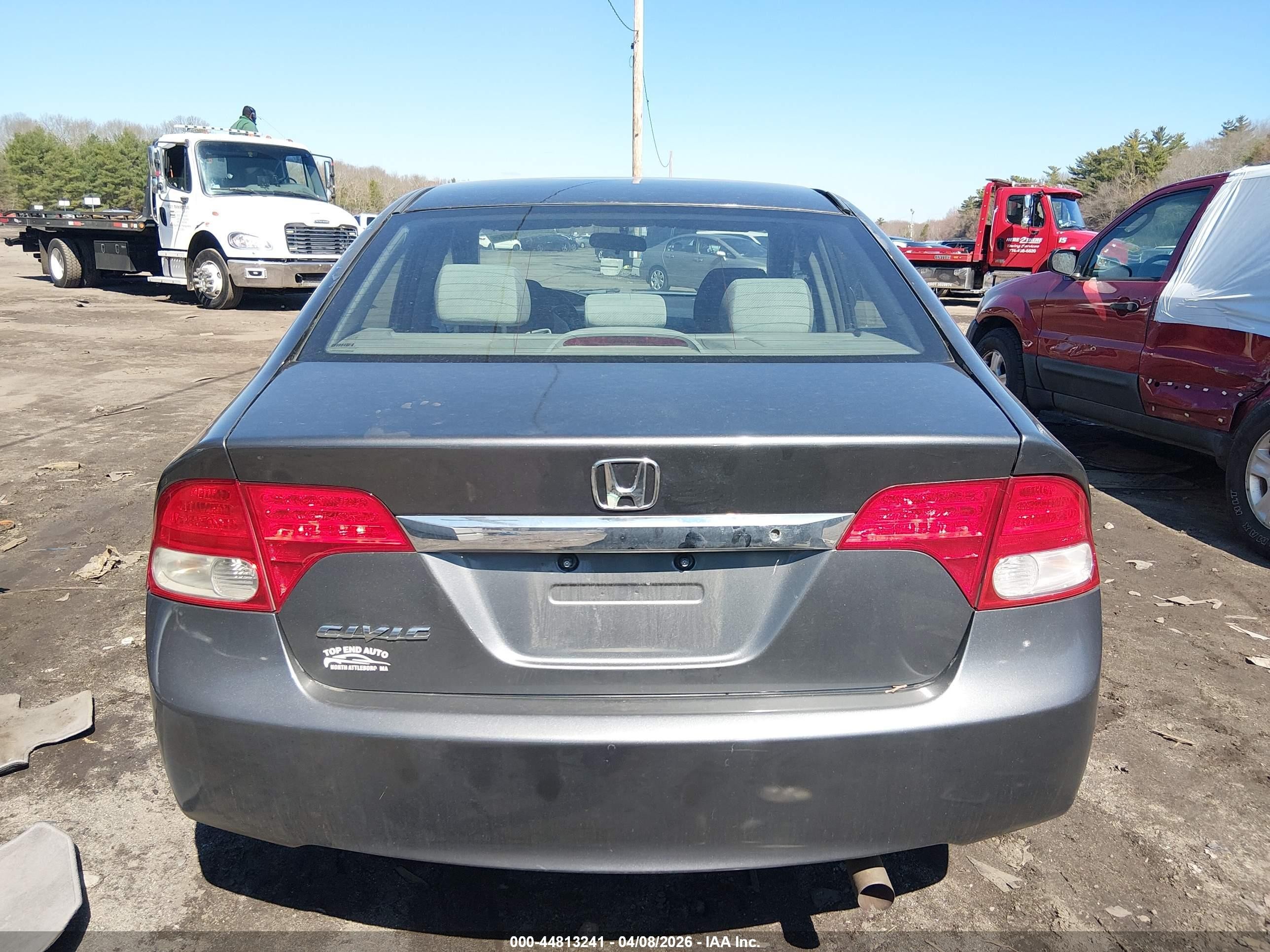 2010 Honda Civic Lx Gray vin: 2HGFA1F54AH308240