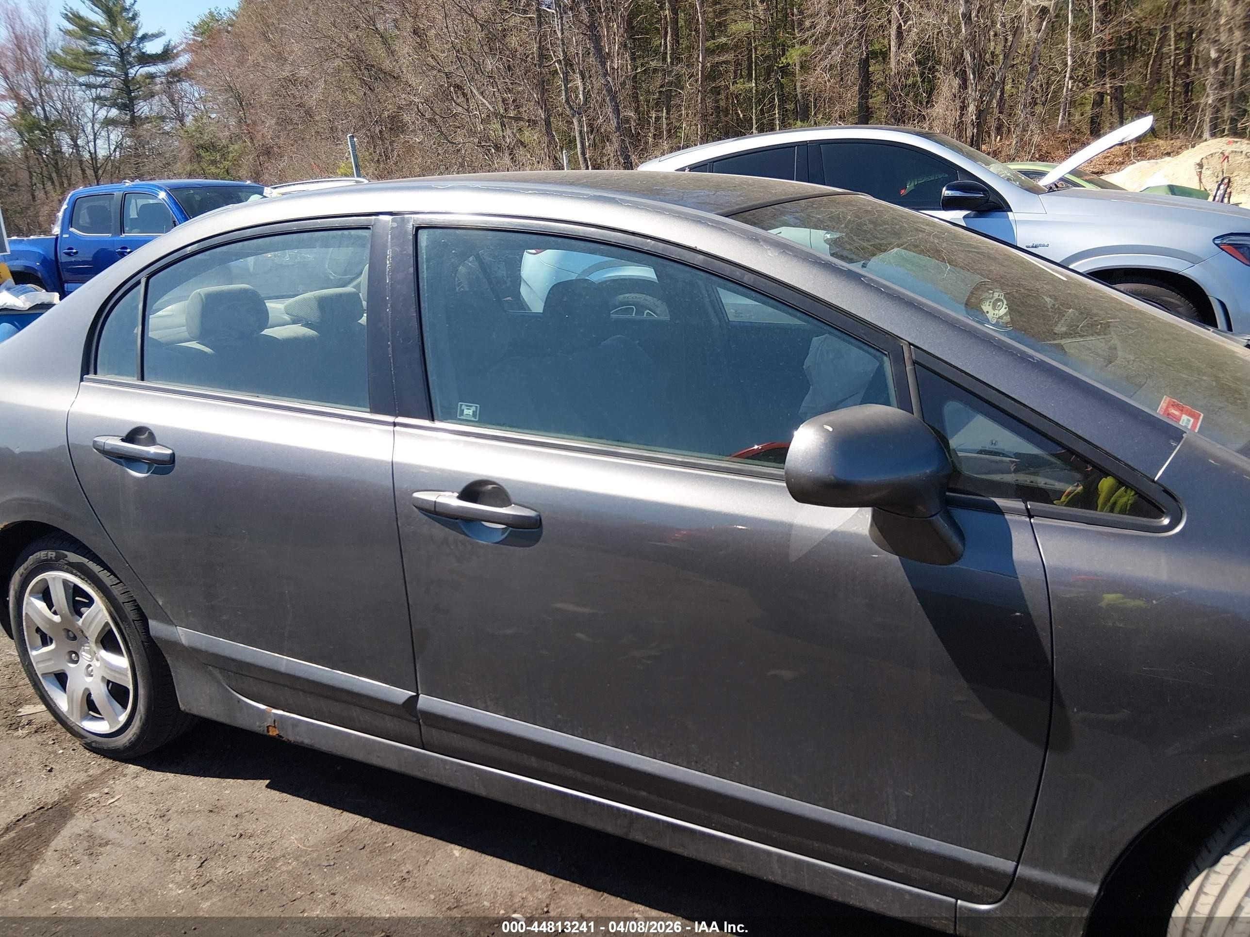2010 Honda Civic Lx Gray vin: 2HGFA1F54AH308240