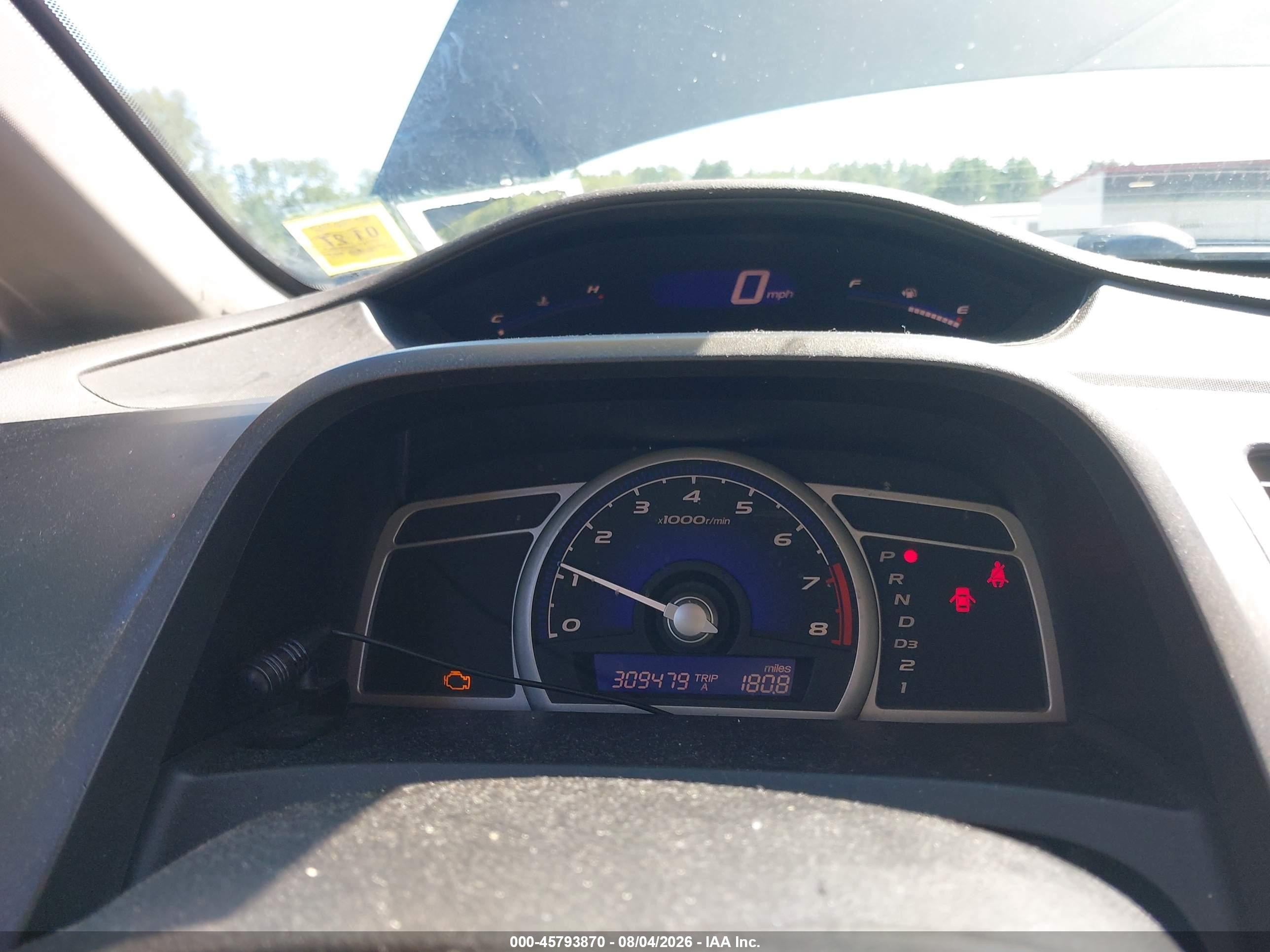 2010 Honda Civic Lx Gray vin: 2HGFA1F54AH308982