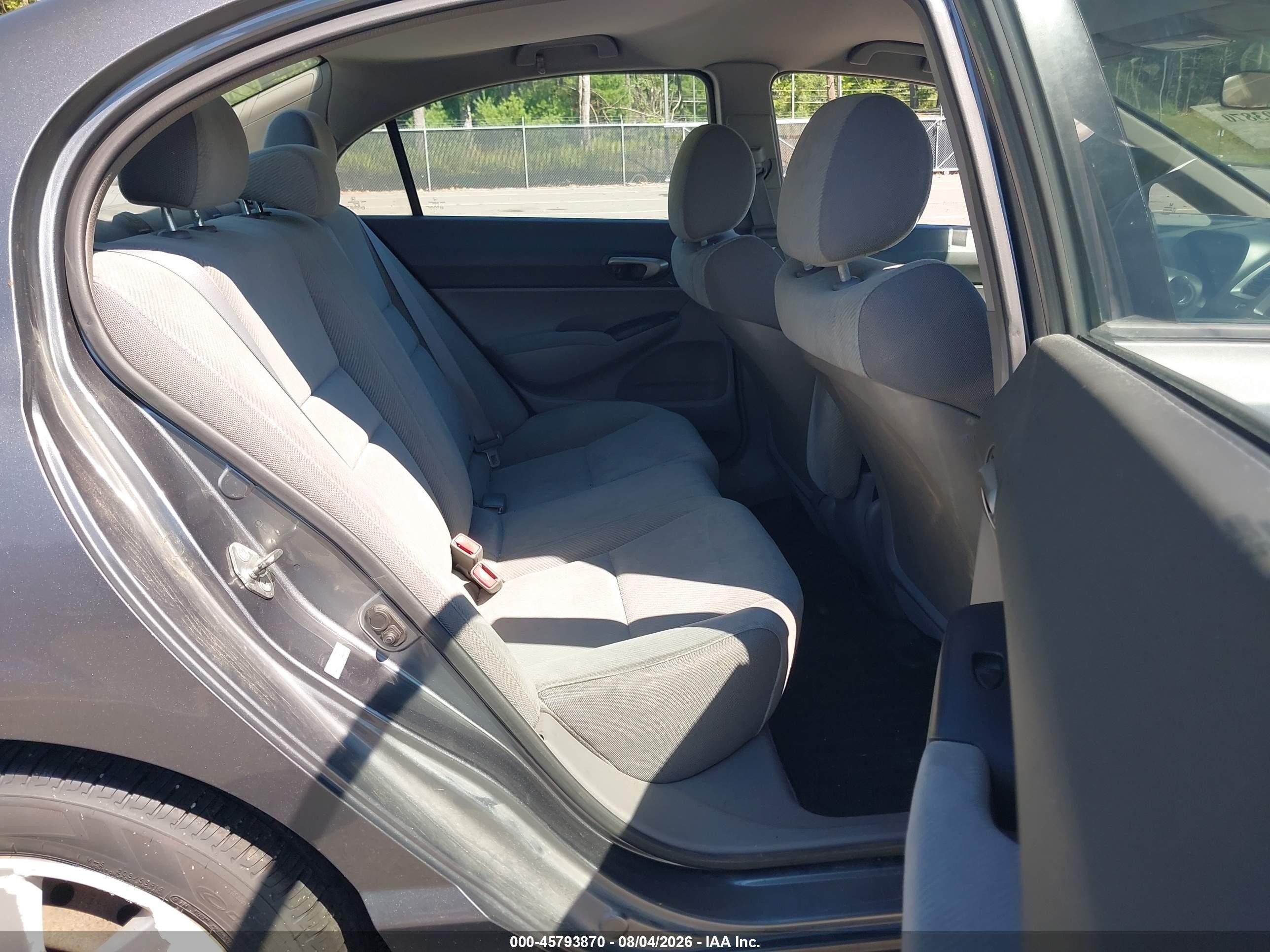 2010 Honda Civic Lx Gray vin: 2HGFA1F54AH308982