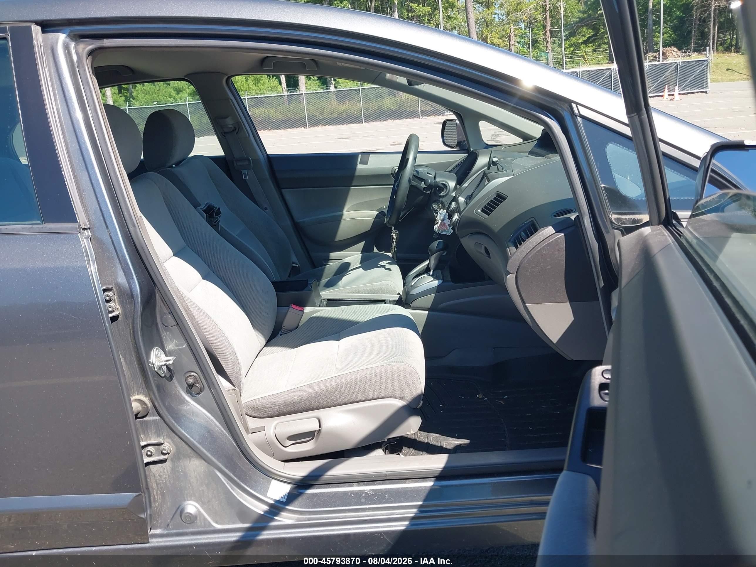 2010 Honda Civic Lx Gray vin: 2HGFA1F54AH308982